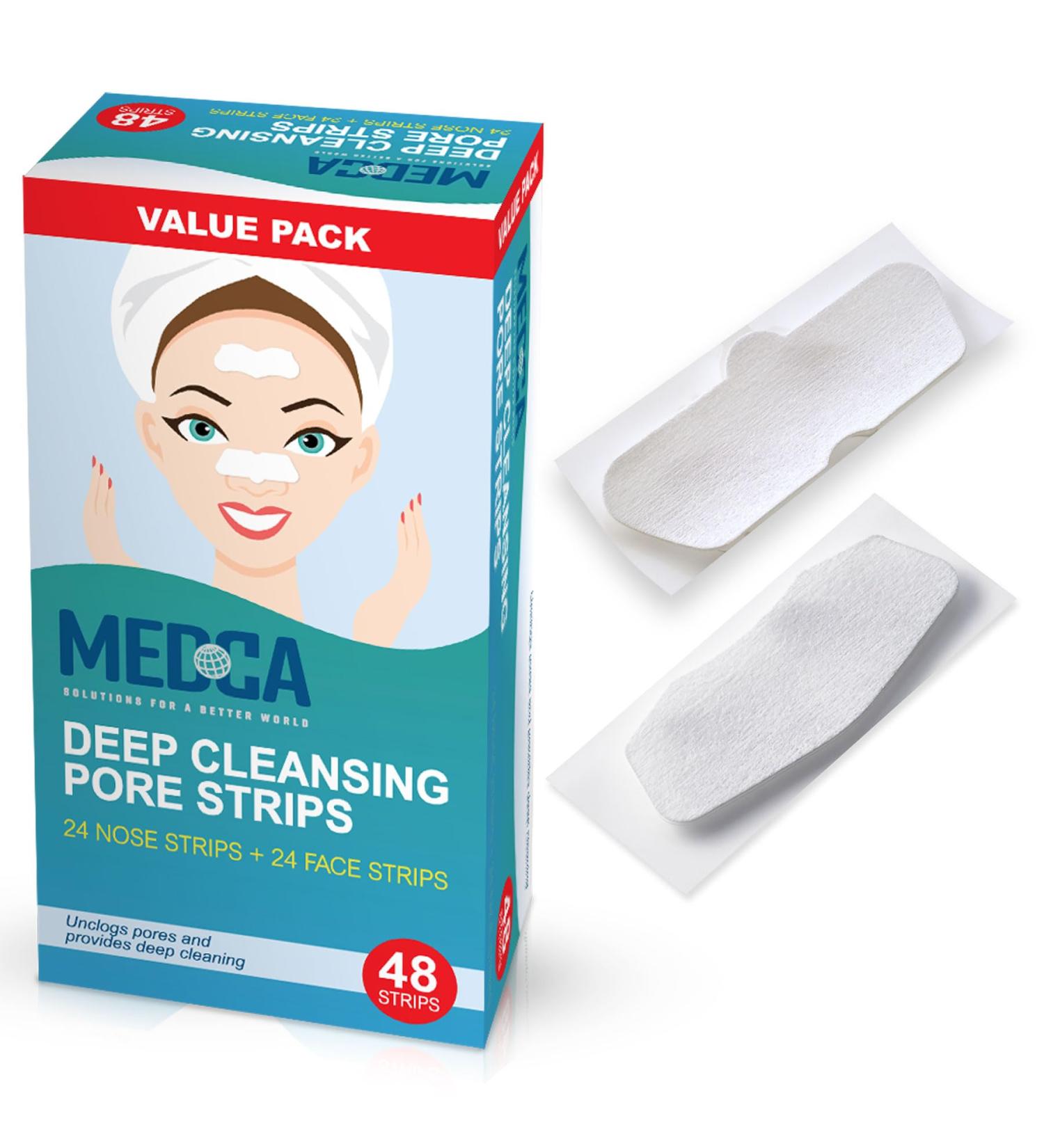 MEDca Deep Cleansing Pore Strips Combo Pack 48 Count Strips - Buy Online on SooperMarket.com