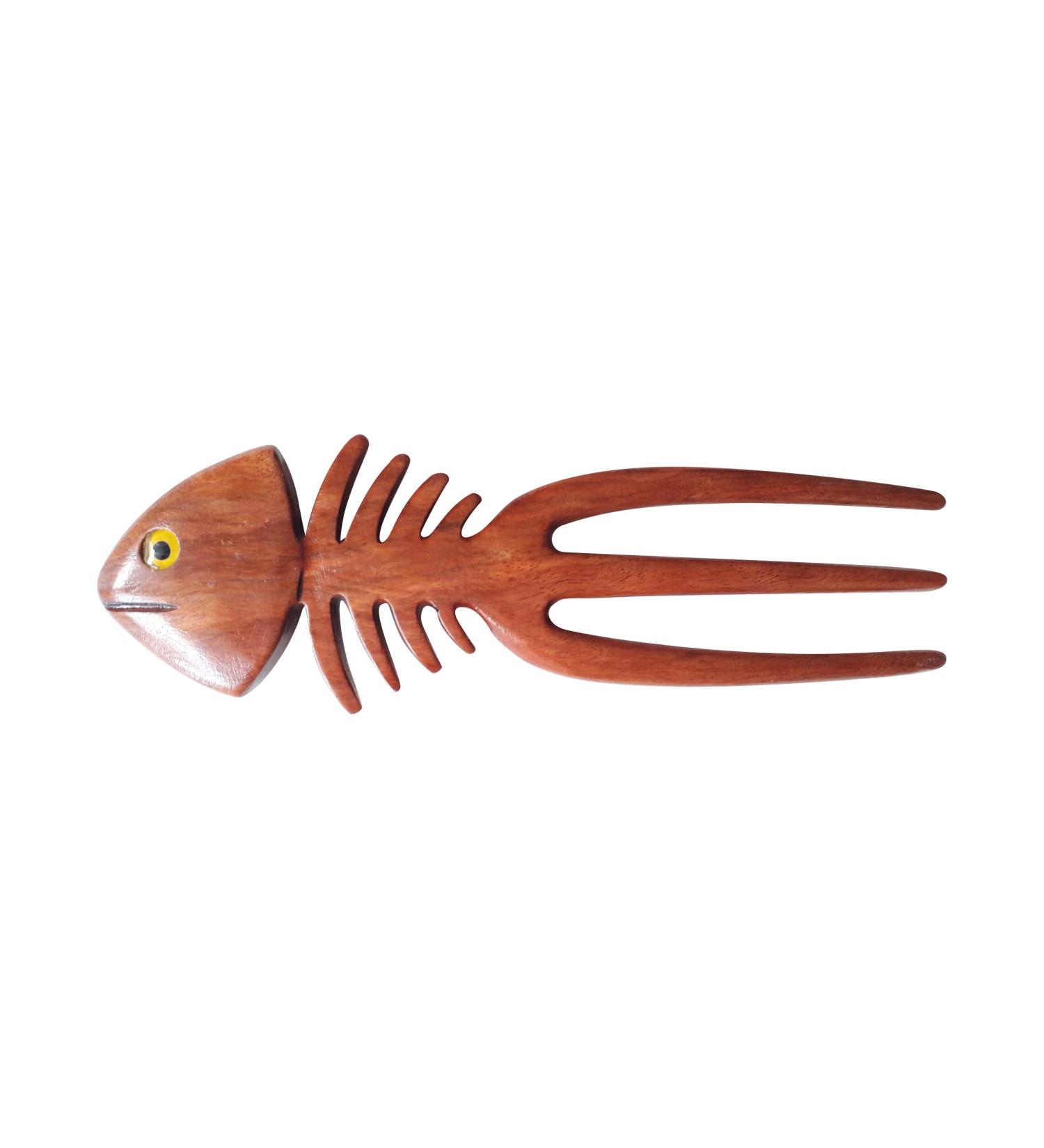 Marycrafts Wooden Decoration Fish Bone Hair fork  Hair Pin  Hair Stick  Hair Accessories Handmade
