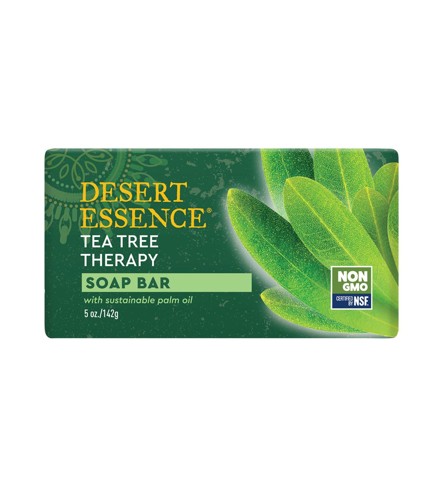 Desert Essence Tea Tree Cleansing Bar - 5 oz Natural Skin Care - Buy Online on SooperMarket.com