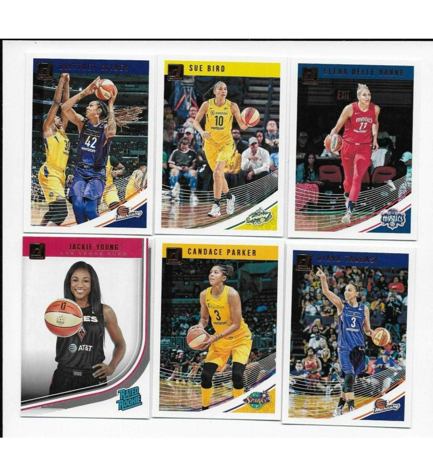 2019 Donruss WNBA Basketball Complete Hand Collated Set - 100 Cards with Rookies and Star Players - Buy Online on SooperMarket.com