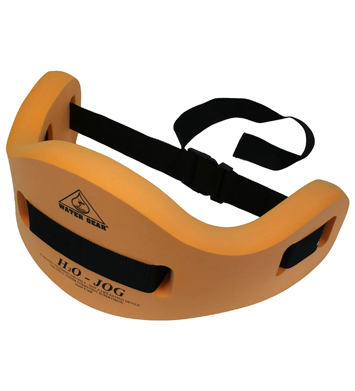 Water Gear H2O Jogger - Adjustable Nylon Belt for Men and Women - Large Orange 29 - Custom Fit Water Exercise Equipment - Buy Online on SooperMarket.com