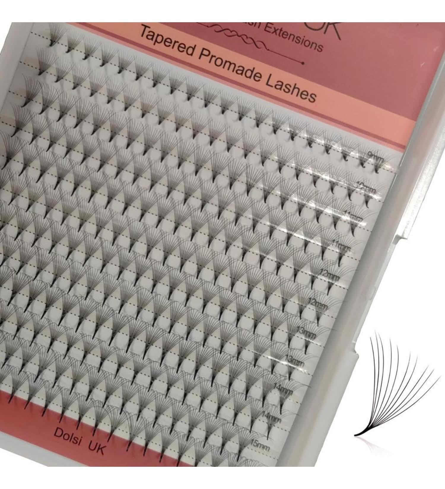 Promade Individual False Lashes Cluster Lashes DIY lash extensions Thin Band (16mm)