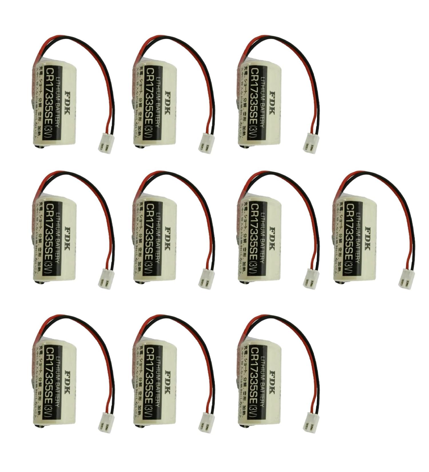 Buy 10 Pack FDK CR17335SE 3V PLC Battery for Epson RC Series - High Performance & Reliable Power Supply - Buy Online on SooperMarket.com