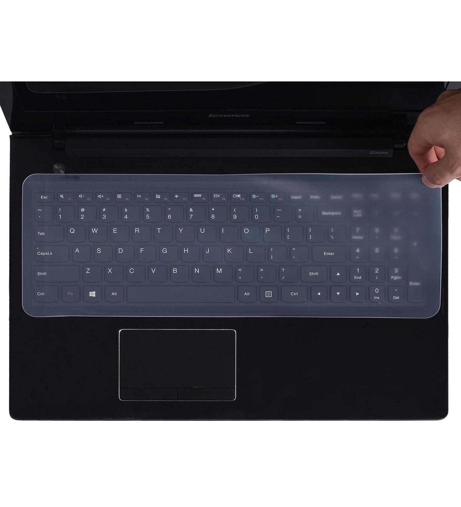 Clear Silicone Keyboard Cover for 15.6-16 inch Laptop Notebook with Numeric Keypad - Anti Dust & Waterproof Protector - Buy Online on SooperMarket.com