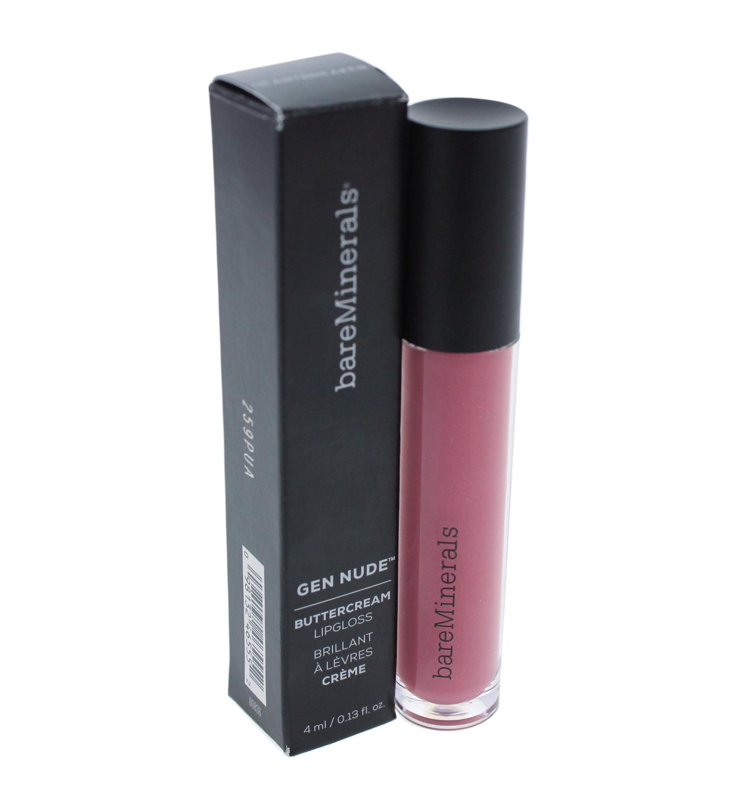 bareMinerals Gen Nude Buttercream Lip-Gloss  Heartbreaker  0.13 Fluid Ounce Heartbreaker 0.13 Fl Oz (Pack of 1)