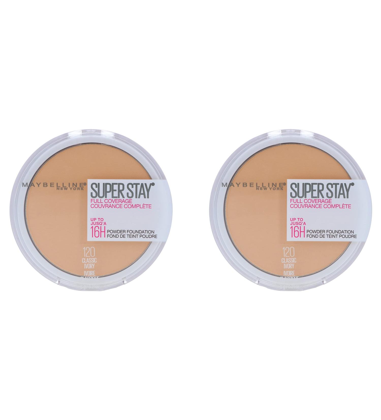 Super Stay Powder Classic Ivory 0.21 Ounce - Pack of 2 | Long Lasting Coverage - Buy Online on SooperMarket.com