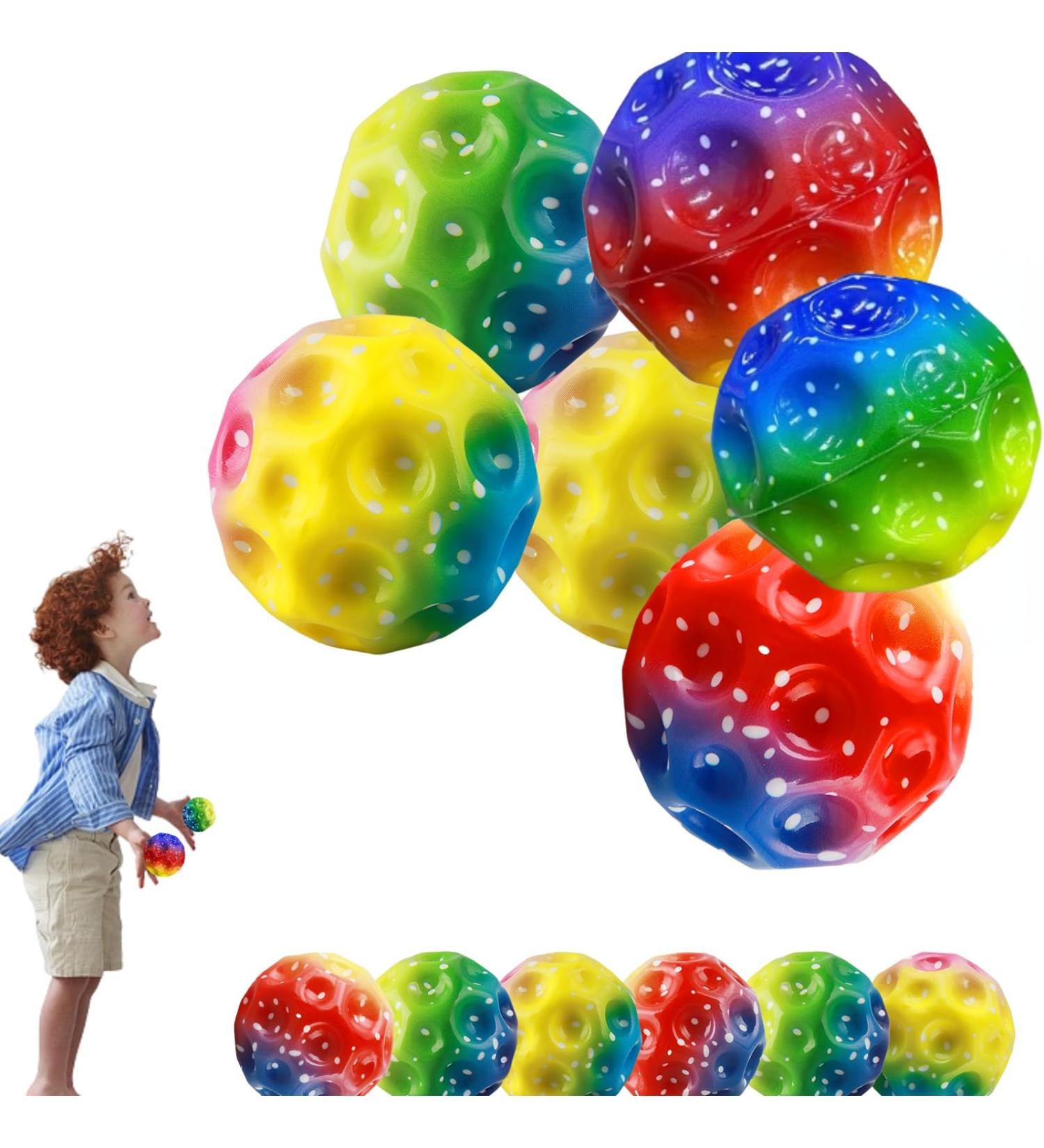 6PC Astro Jump Balls - High Jumping Rubber Balls for Kids | Mini Bouncing Toys | Perfect Party Gift - Buy Online on SooperMarket.com