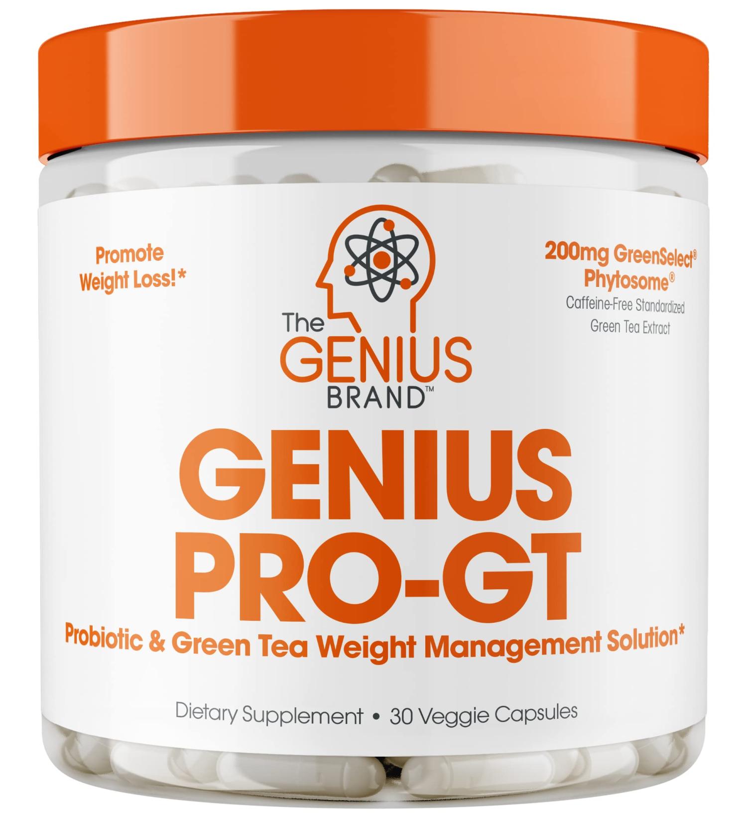 Genius Probiotics for Weight Loss - 30 Servings | Best Gut Health Supplement - Buy Online on SooperMarket.com