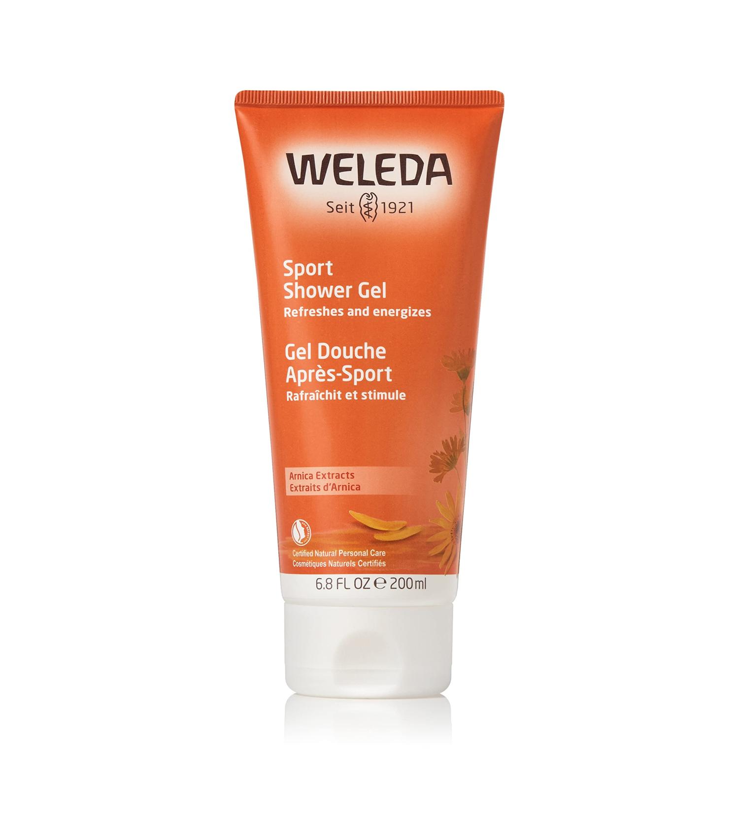 Weleda Sport Arnica Shower Gel 6.8 fl oz - Plant Rich Cleanser with Arnica, Rosemary & Lavender - Buy Online on SooperMarket.com