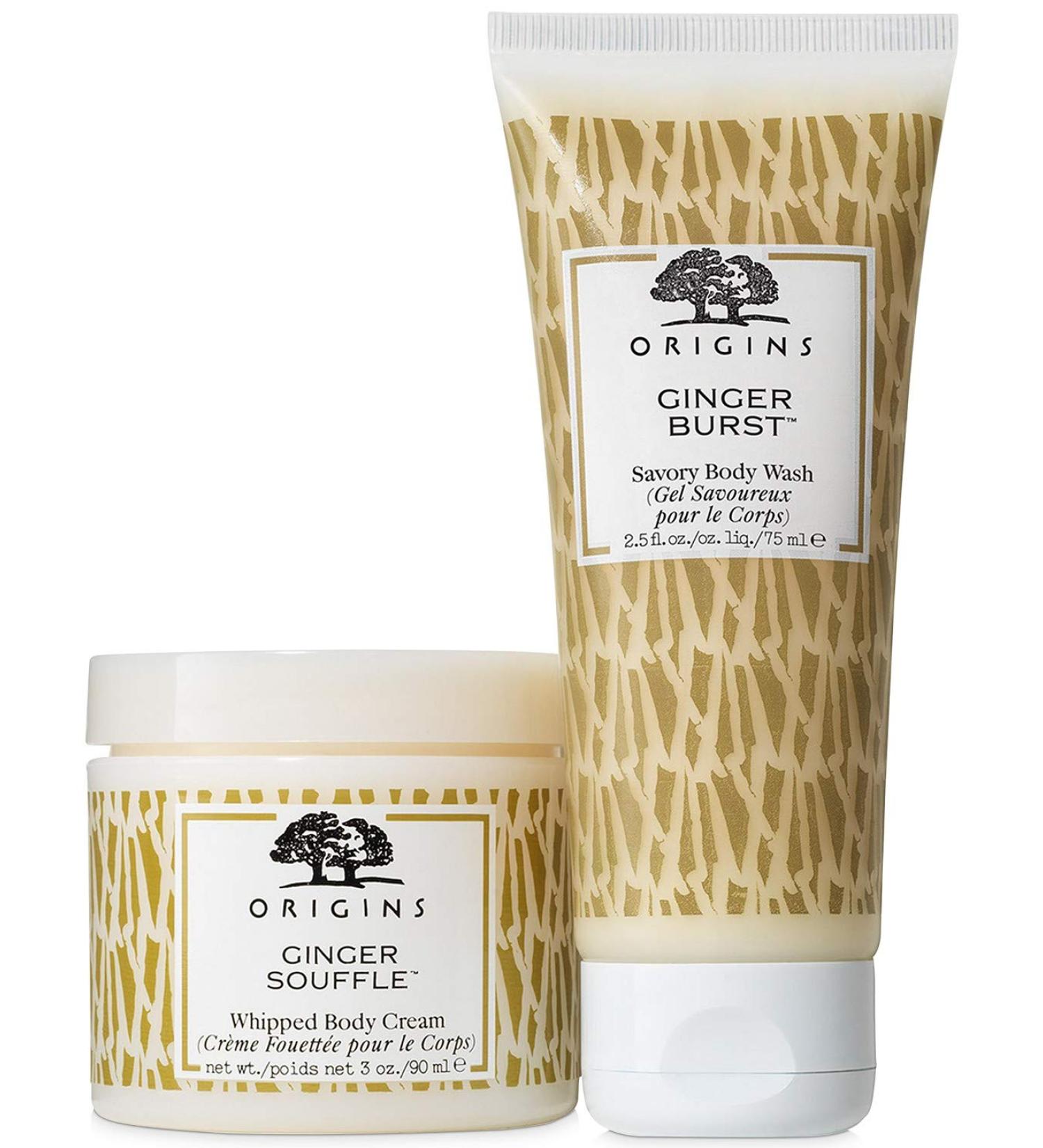 Origins Body Care Sets/kits,ginger Souffle Body Cream & Ginger Burst Savory Body Wash