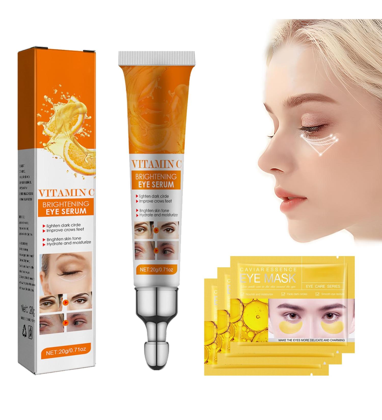 Funnaura Under Eye Cream Dark Circles Under Eyes Black Circle Remover with Vitamin C Puffy Firming Eye Repair Cream - Buy Online on SooperMarket.com