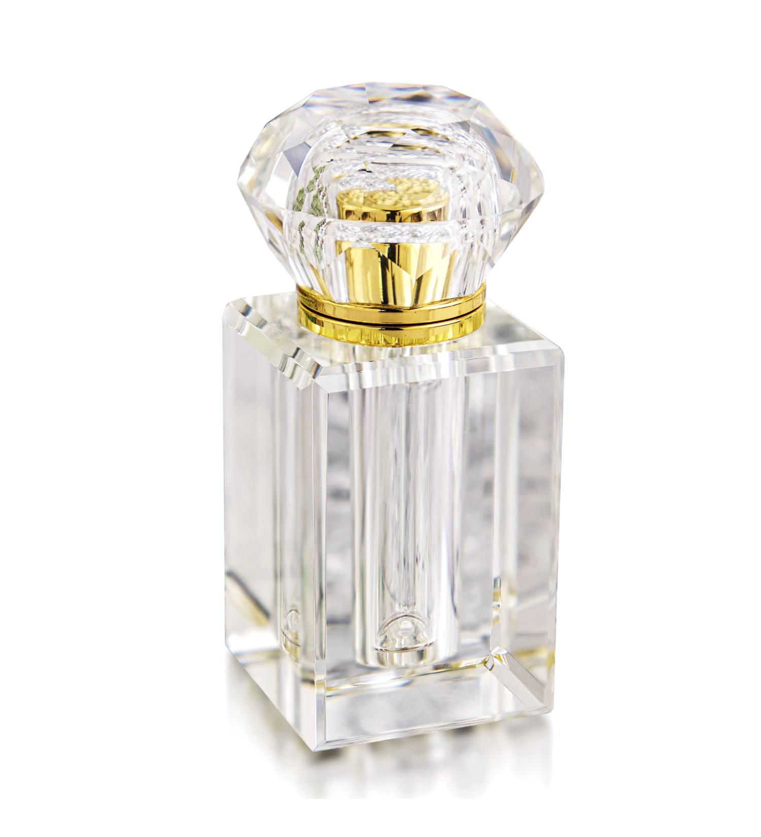 H&D Crystal Perfume Bottles - Decorative Refillable Glass Bottles for Home Decor & Women s Gifts Empty & Elegant - Buy Online on SooperMarket.com