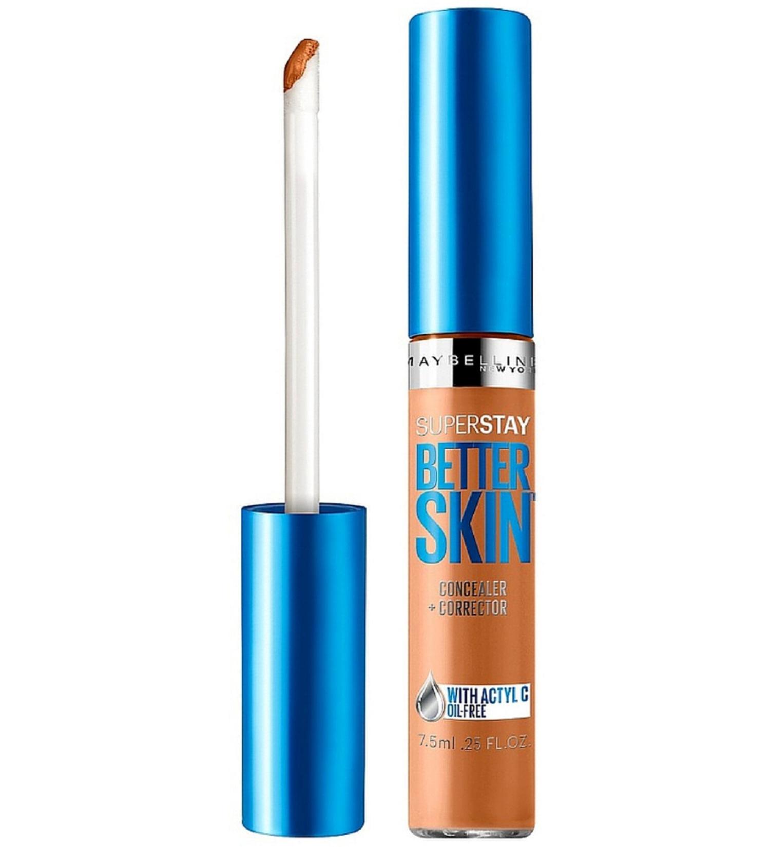 Maybelline New York SuperStay Better Skin Concealer + Corrector Deep 0.25 oz (Pack of 2)