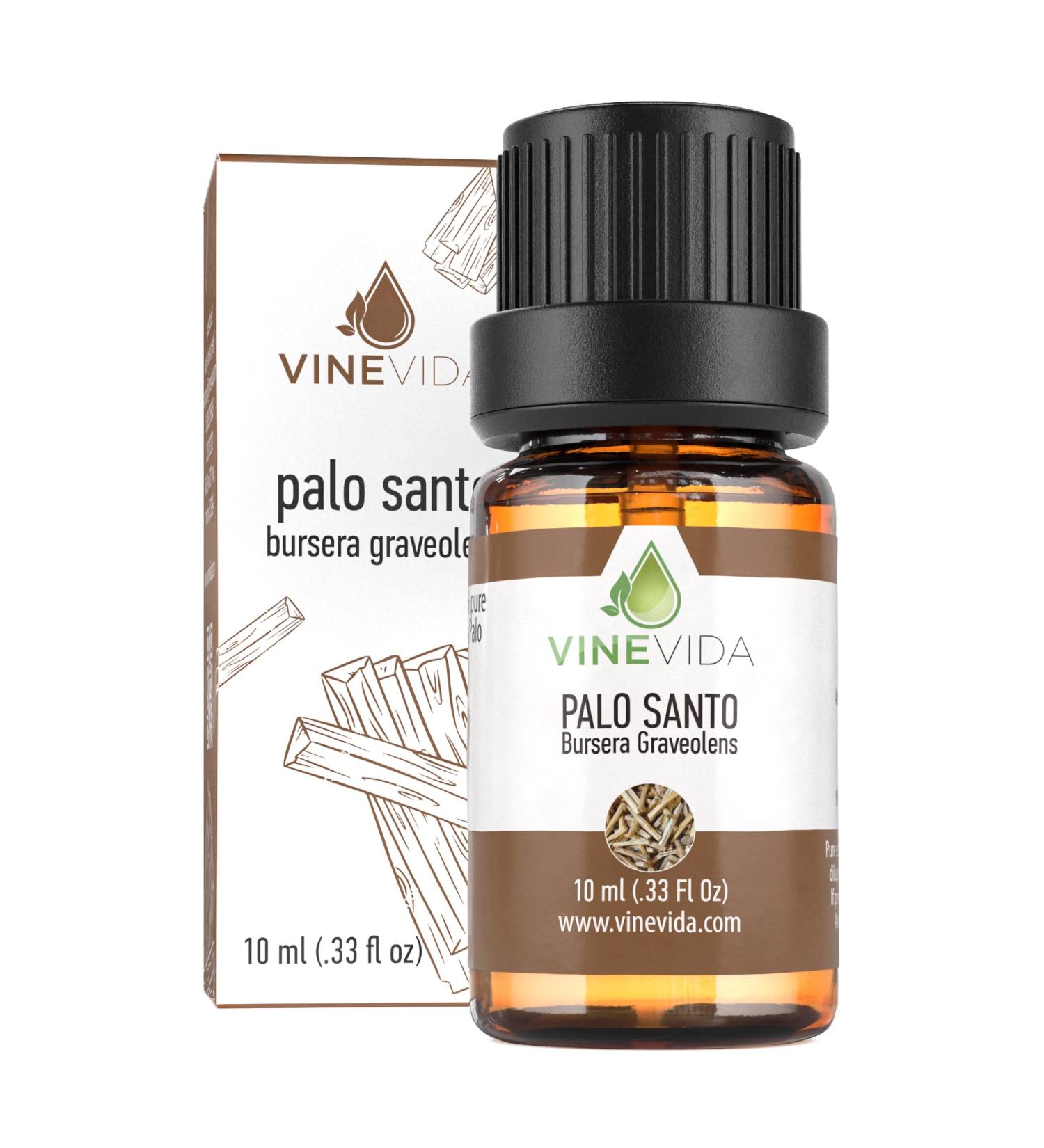 Palo Santo Essential Oil 10 mL - Undiluted Candle Scent for DIY Candlemaking - Safe for Skin - 0.33 Fl Oz (Pack of 1) - Buy Online on SooperMarket.com
