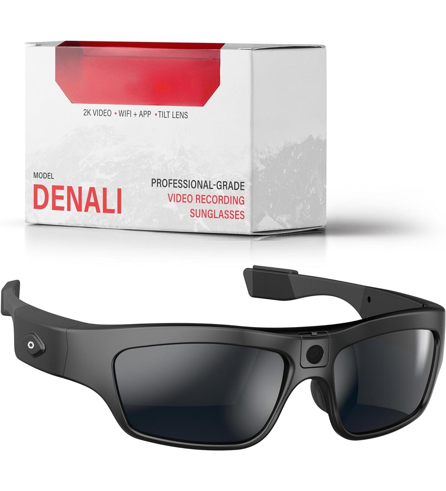 iVue Denali 2K/1080P HD Camera Glasses | Sport Sunglasses DVR | 120FPS | Black - Buy Online on SooperMarket.com