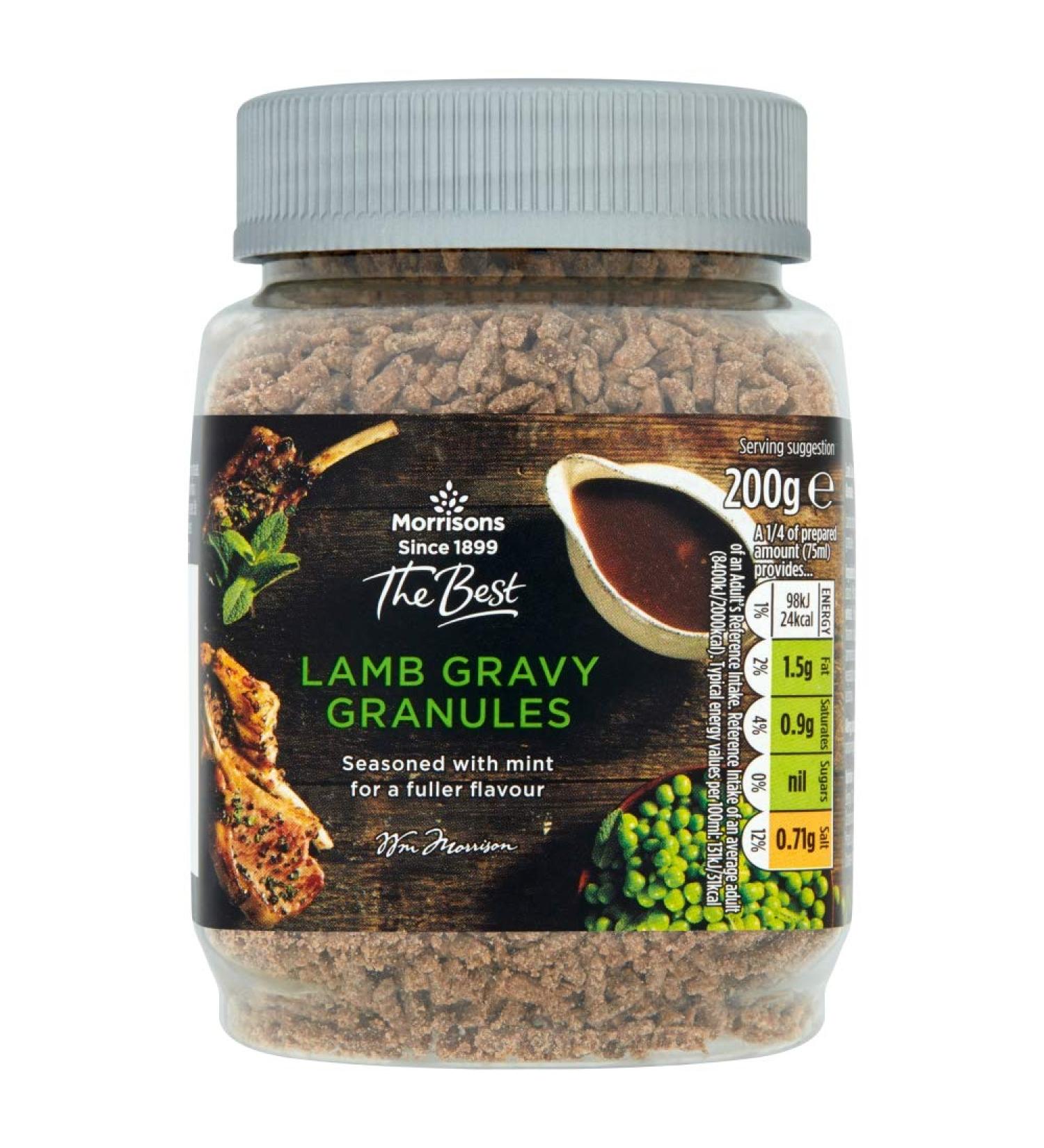 Morrisons The Best Lamb and Mint Gravy Granules 200 g x 6 Lamb & Mint Gravy