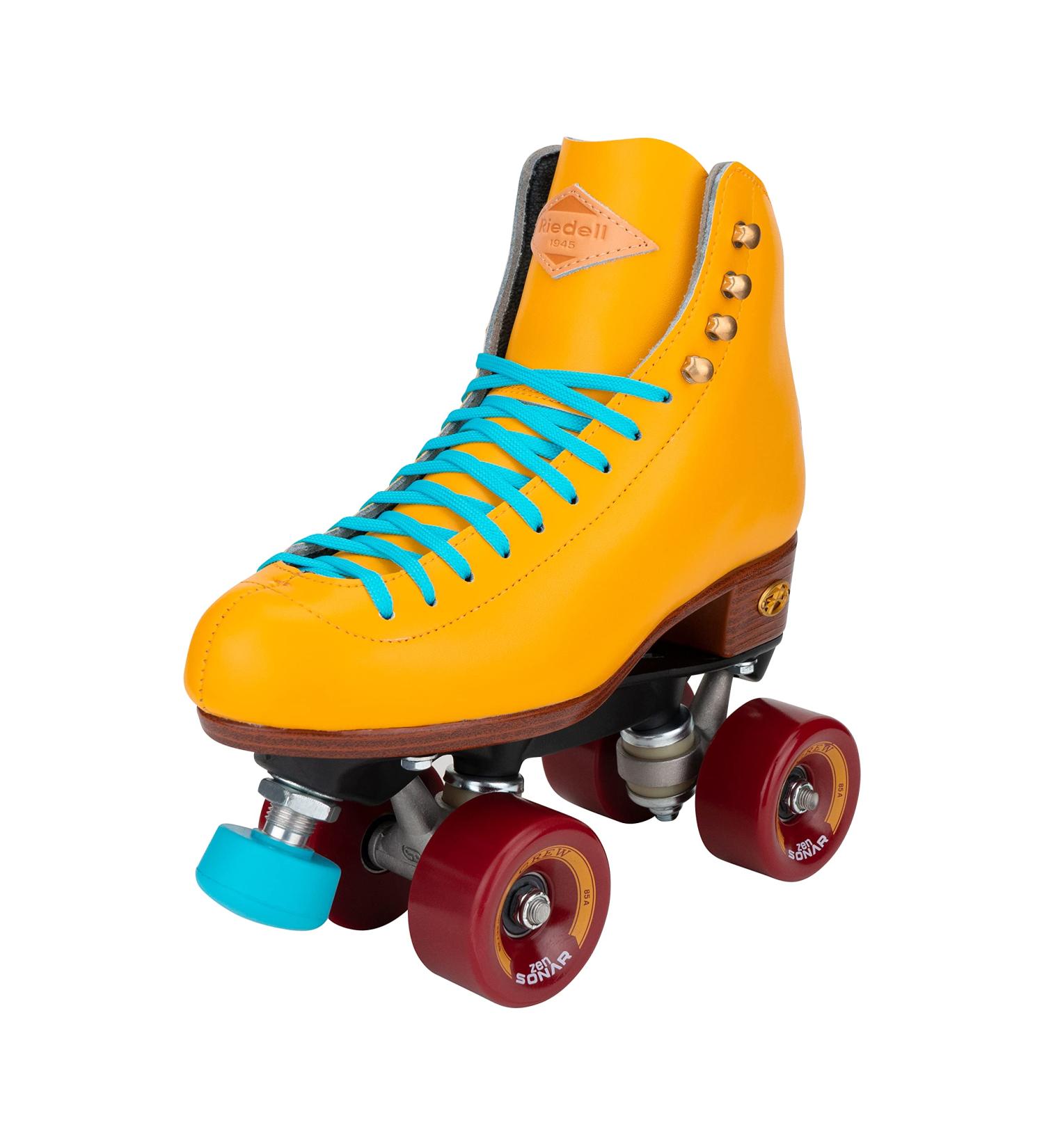 Riedell Crew Outdoor Quad Roller Skate - Turmeric, Size 8 - Buy Online on SooperMarket.com