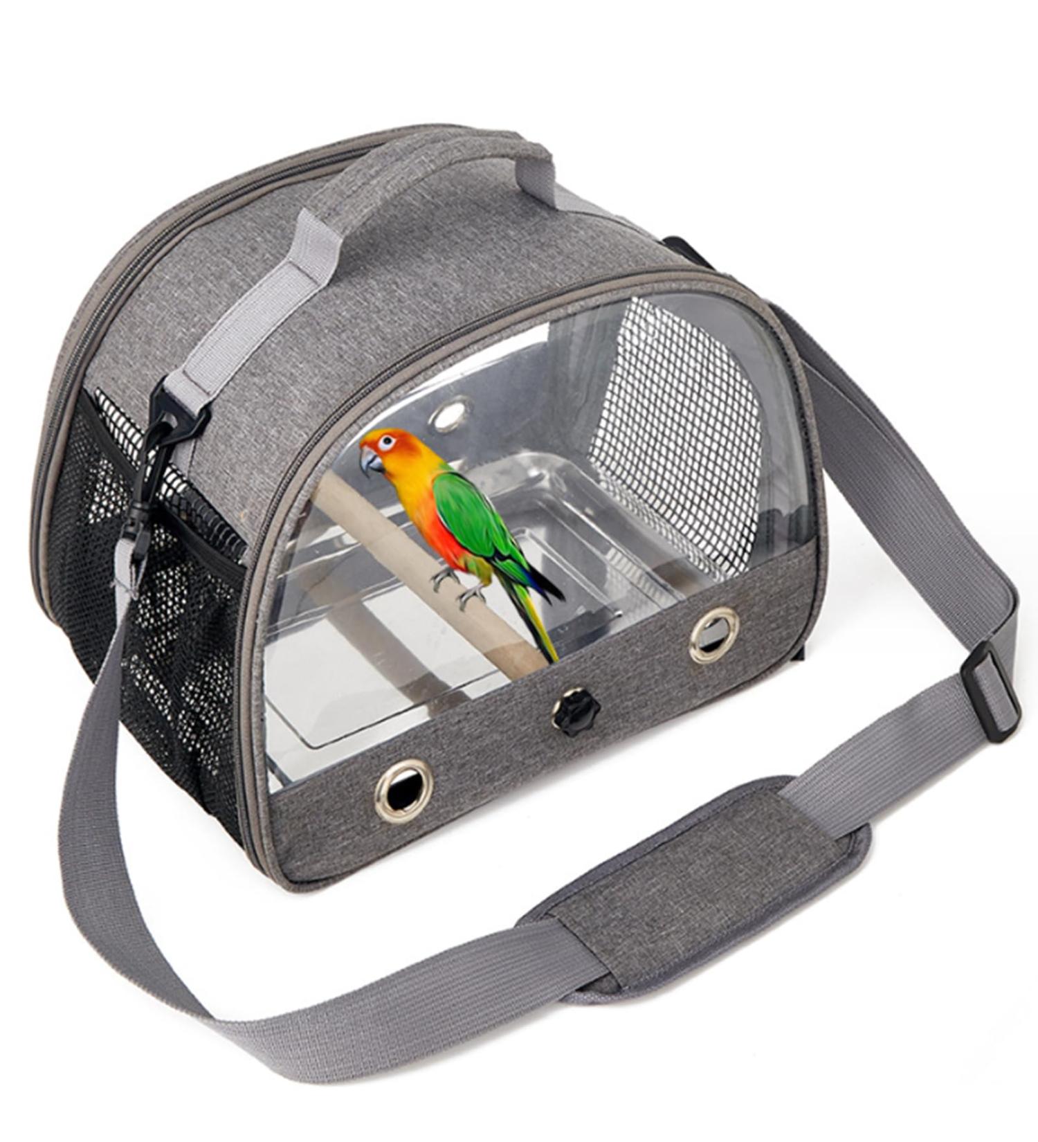 Gecheer Bird Carrier Bird Backpack Carrier Portable Folding Oxford Cloth Bird Bag Parrot Pigeon Small Pet Outing Bag - Buy Online on SooperMarket.com
