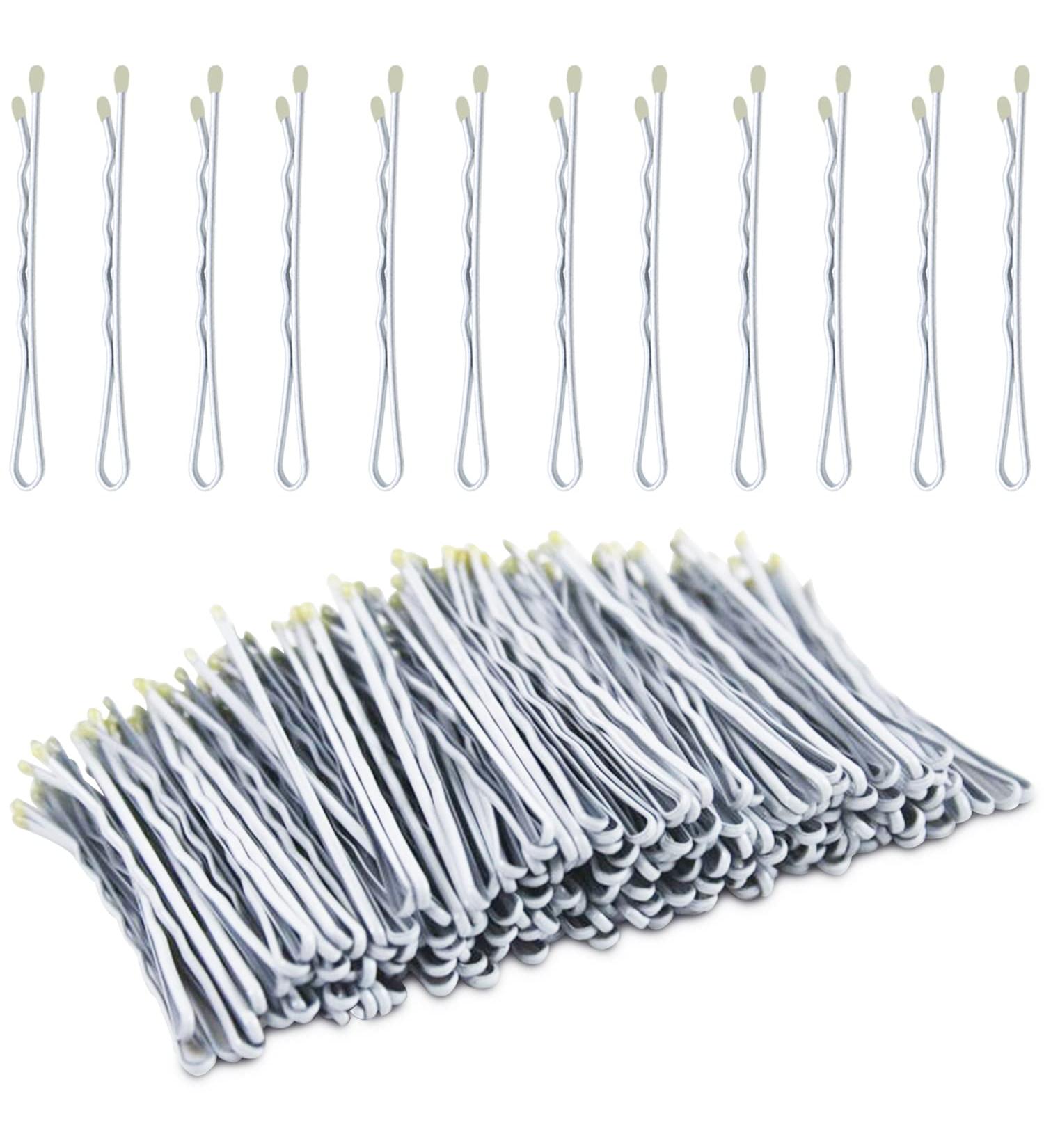 METLUCK 200Pcs White Bobby Pins - Hair Accessories for Women, 2.2 inch White Gray Hair Pins - Buy Online on SooperMarket.com