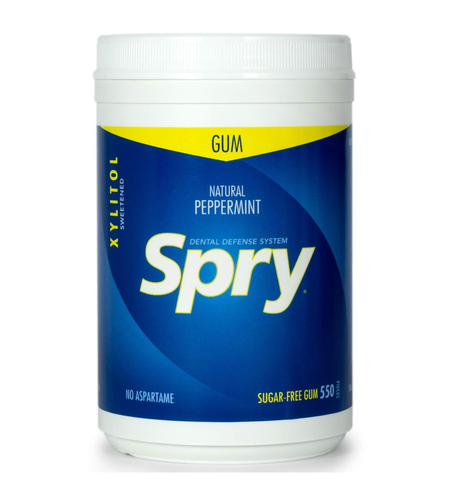 Xlear Spry Peppermint Chewing Gum - Sugar Free, 550 Pieces (660g) | Fresh Breath & Oral Health - Buy Online on SooperMarket.com