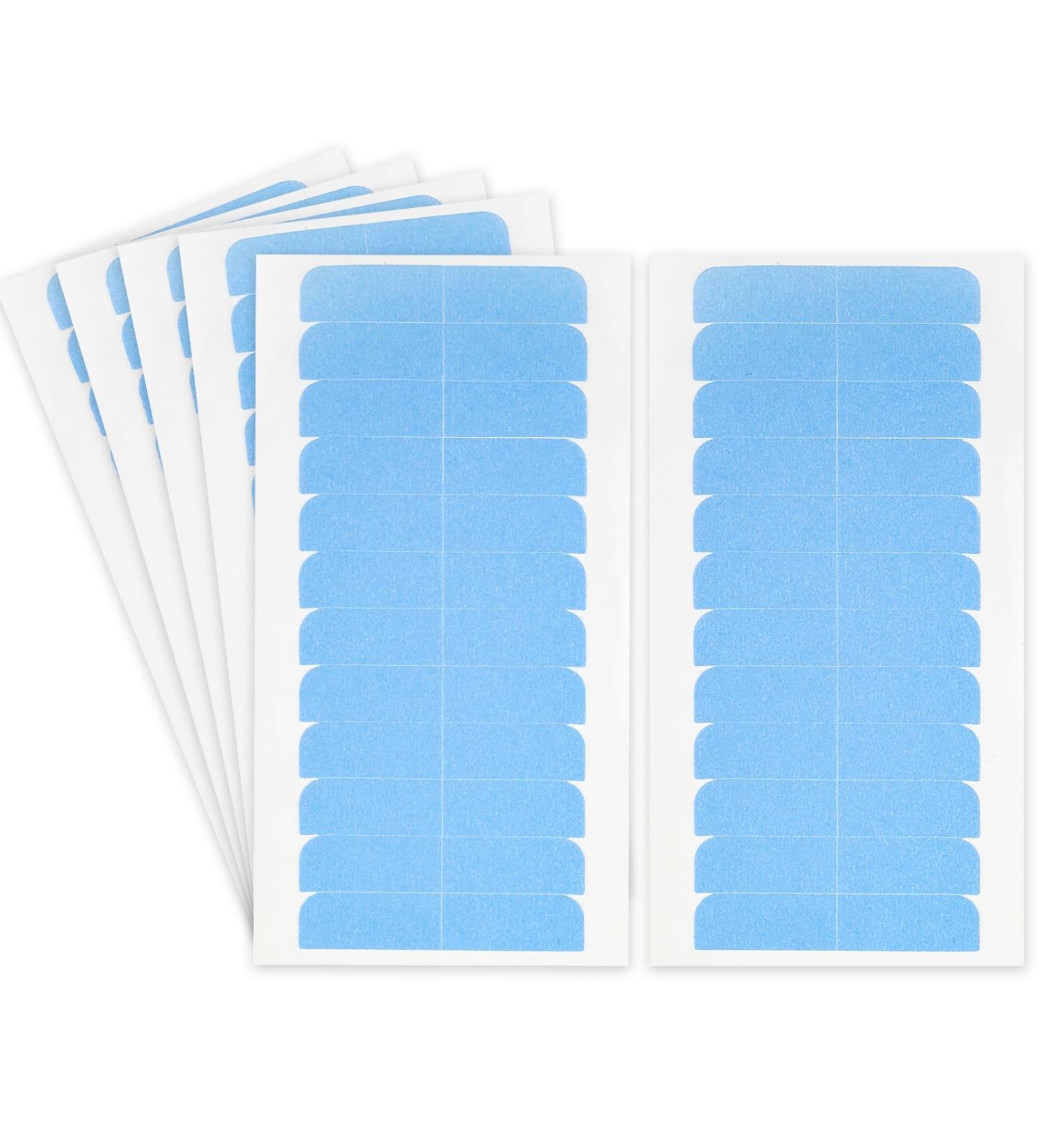 60 Pieces WLLHYF Hair Extension Tape - Double Sided No-Residue Adhesive for Human Hair Extensions - Pre-cut Replacement Tapes - Wig & Toupee Beauty Tool - Buy Online on SooperMarket.com