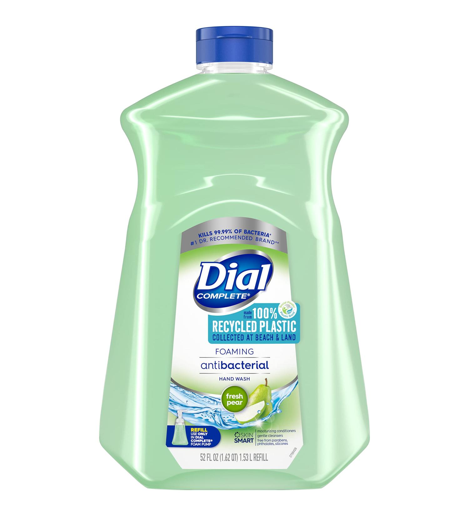 Dial Complete Antibacterial Foaming Hand Wash - Fresh Pear - 52 fl oz - Buy Online on SooperMarket.com