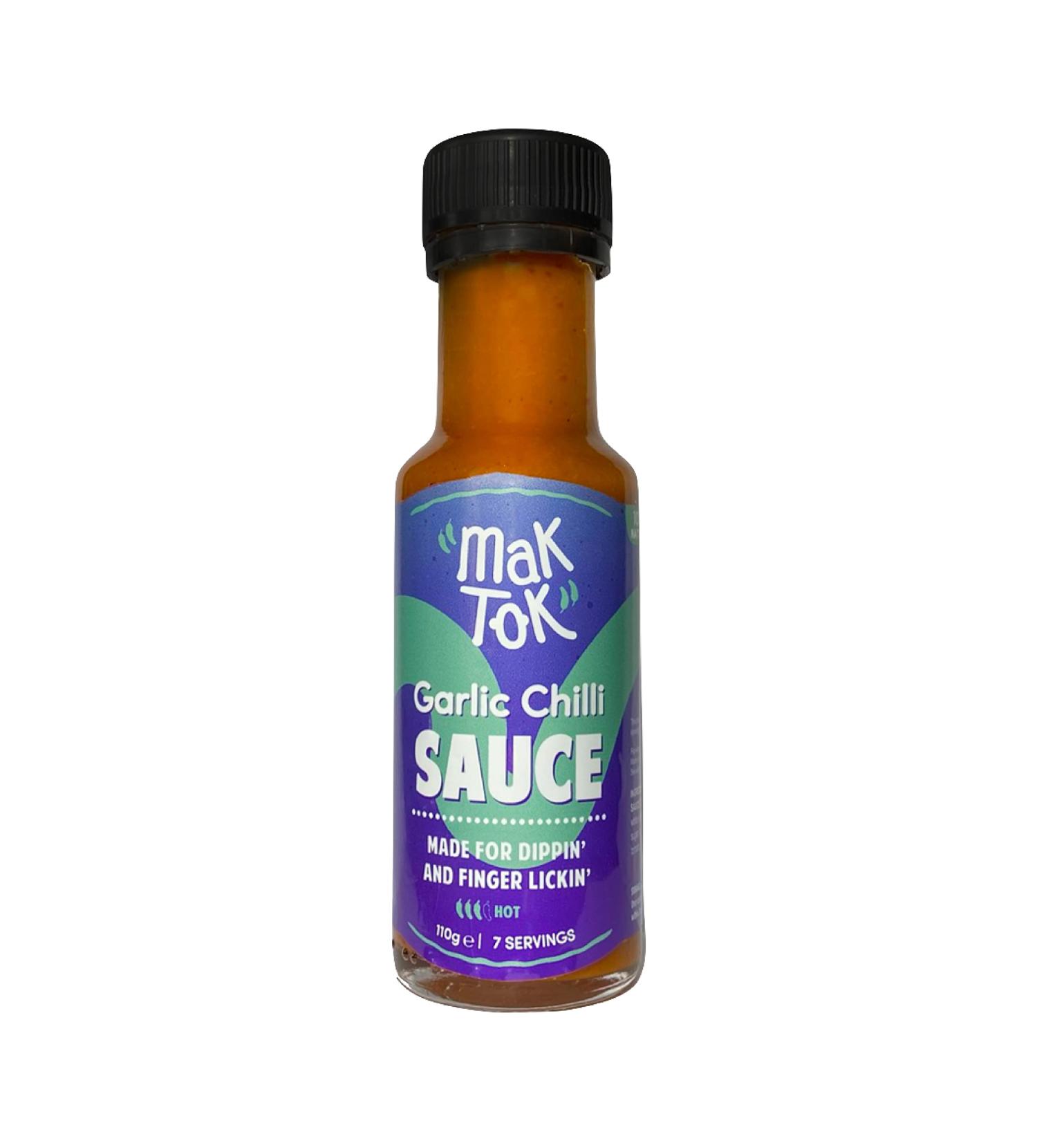 Mak Tok Malaysian Chilli Sauce Garlic 110g - Authentic and Flavorful - Buy Online on SooperMarket.com