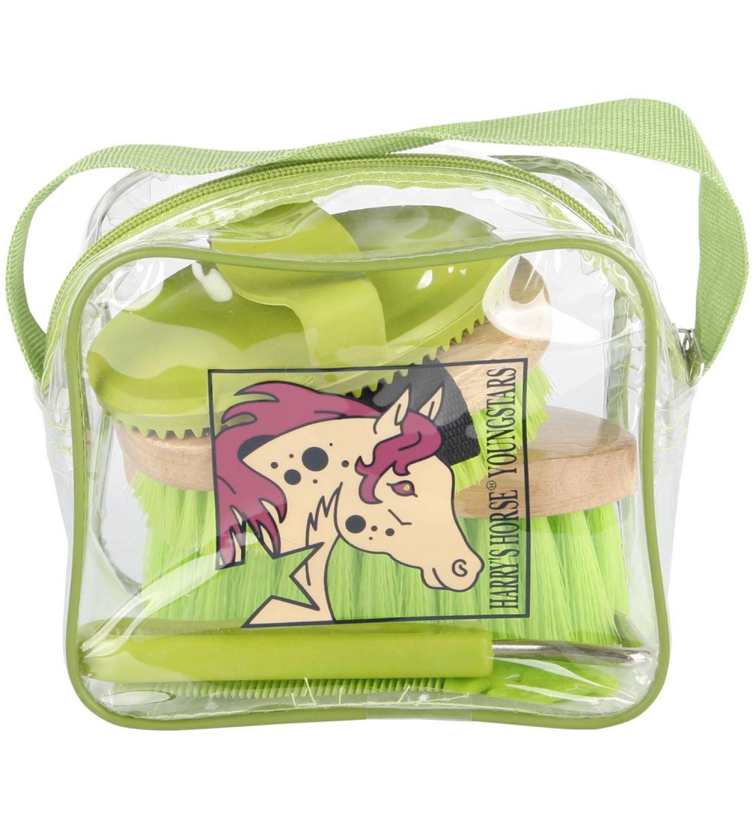 Harry's Horse Mini Grooming kit Color:Green