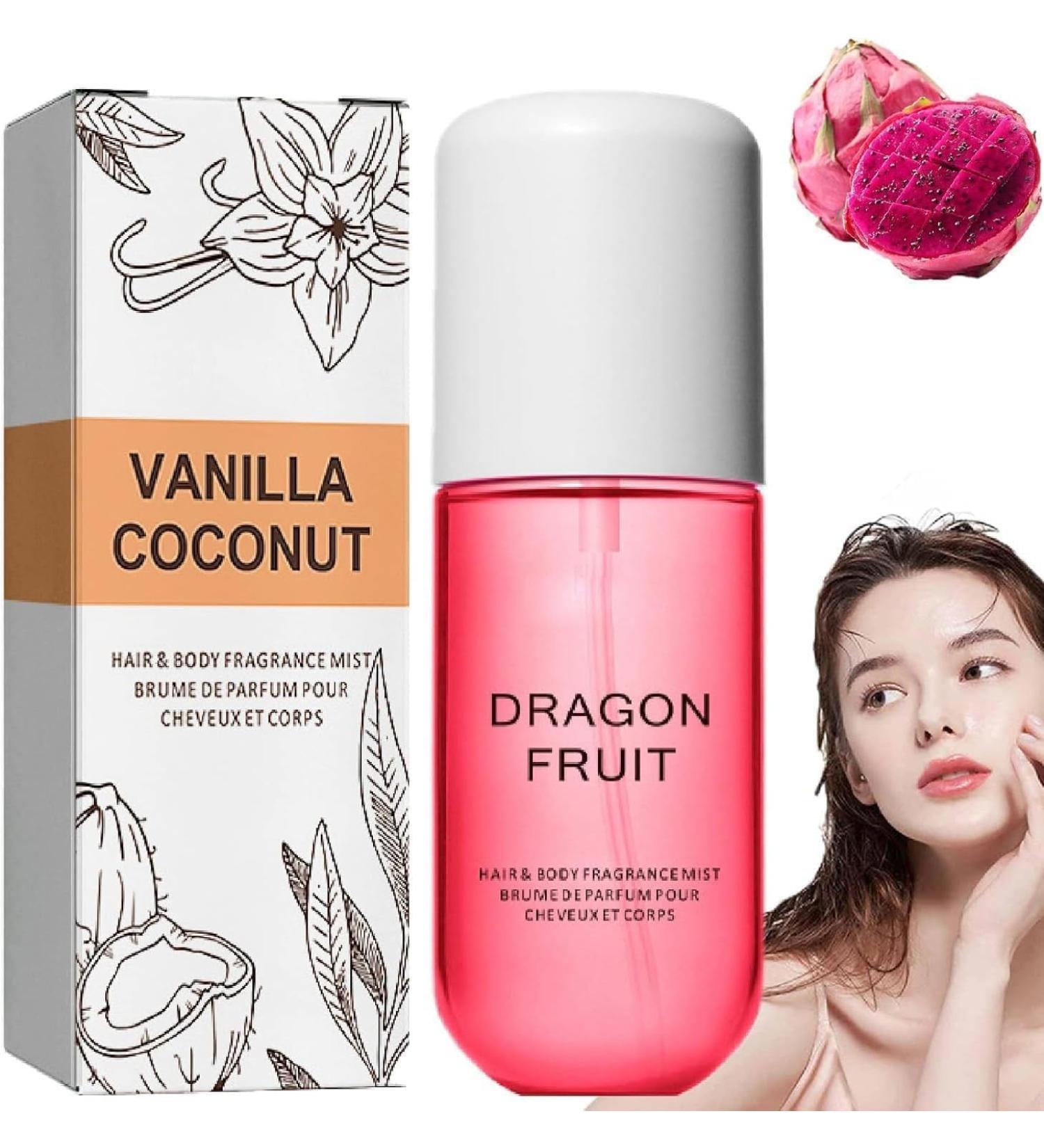Vanilla Perfume Body Mist Travel Size Body & Hair Fragrance Mist 50 Ml Travel Size Long Lasting Perfume Spray (dragon fruit) - Buy Online on SooperMarket.com