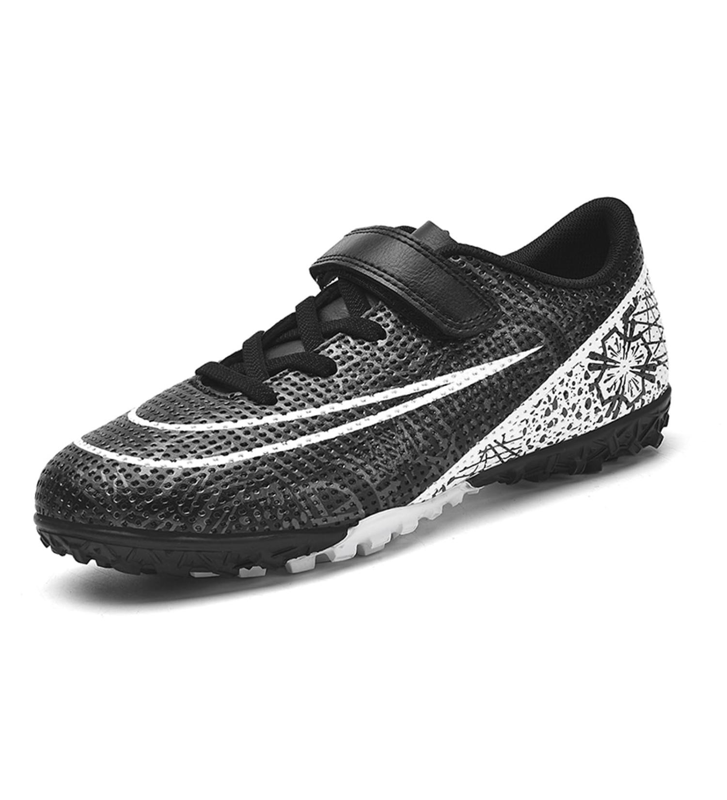Buy KUUK Soccer Shoes for Kids - Black AG TF Football Training Shoes for Boys and Girls | Indoor & Artificial Grass Turf - Buy Online on SooperMarket.com