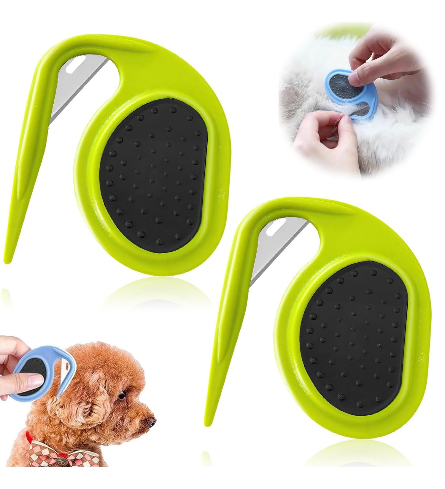 Yeahboom 2 Pet Knotting Comb - Ultimate De-Filtering Knife for Cats & Dogs with Steel Blade - Perfect for Removing Mats and Tangles - Buy Online on SooperMarket.com