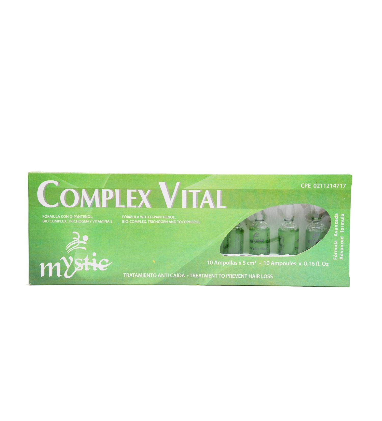 Kleravitex Mystic Complex Vital Ampoules - Hair Loss Regrowth Treatment with Biotin & Tocopherol (Pk.10) - Buy Online on SooperMarket.com