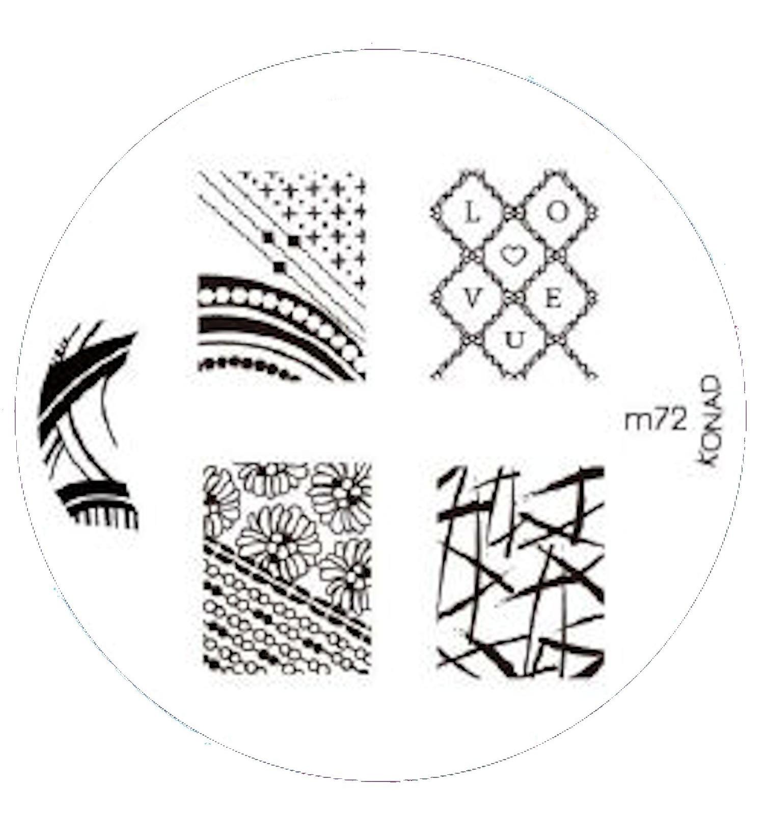 Stamping template # M-72