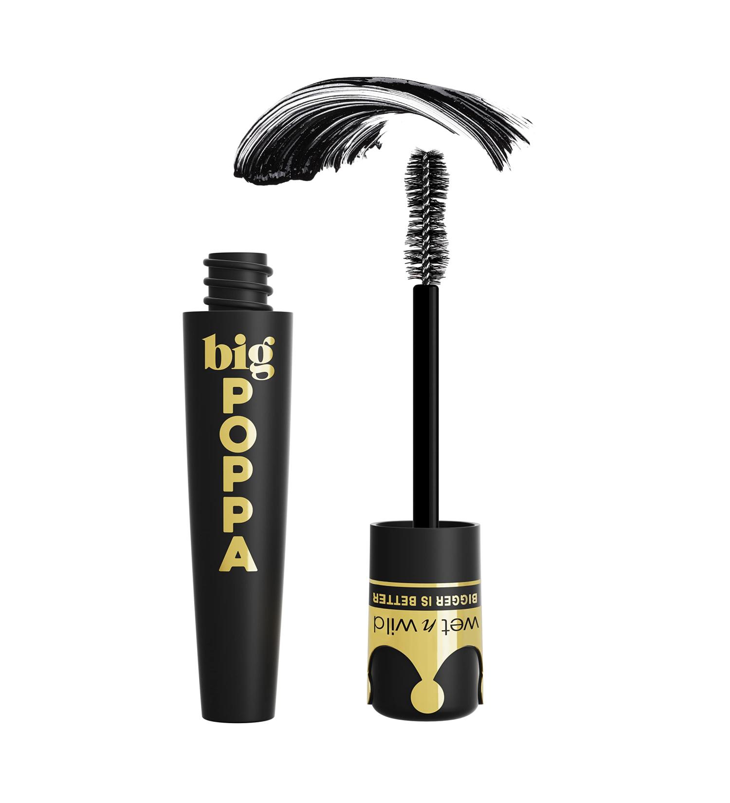Buy Wet n Wild Big Poppa Mascara - Blackest Black, 0.33 fl oz (10 ml) | Bold Volume & Length - Buy Online on SooperMarket.com