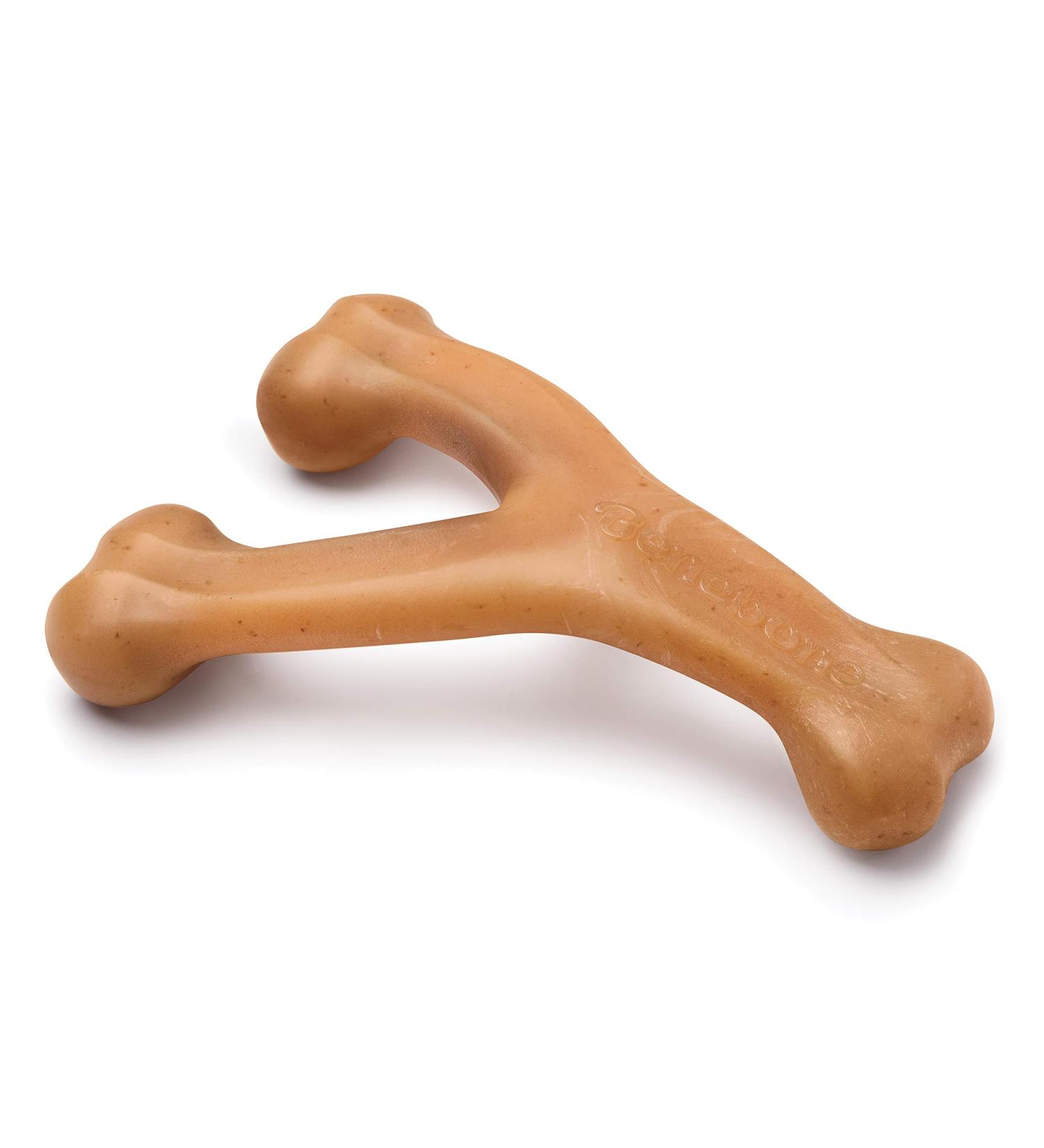 Benebone Wishbone Dog Chew Toy for Aggressive Chewers - Real Chicken Flavor | Large Size - International Shipping Available - Buy Online on SooperMarket.com