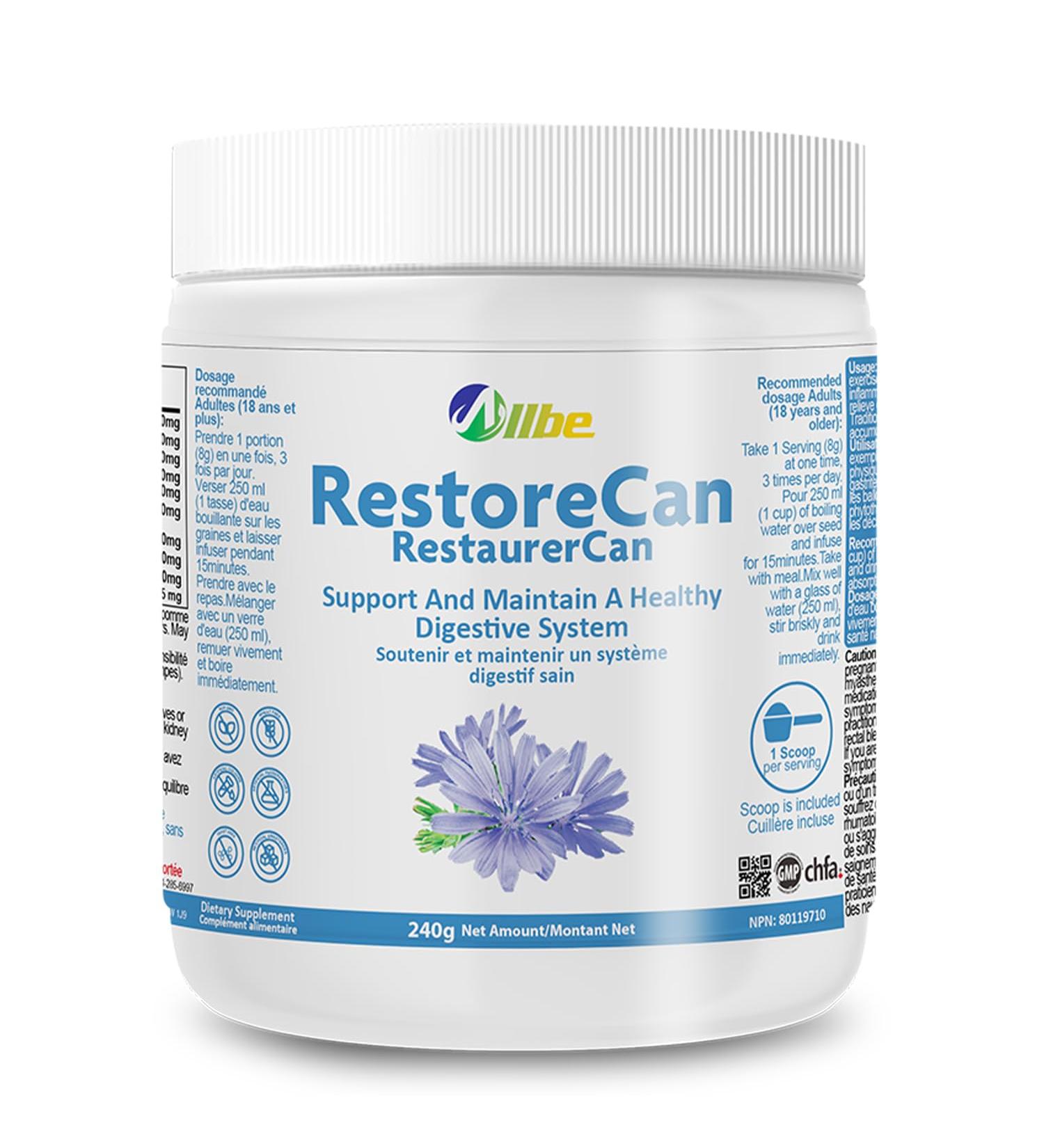 ALLBE RestoreCan L-Glutamine - 240g L Glutamine Powder Supplement for Digestive Gut Health Muscle Repair and Immune Support Non-GMO and Gluten-Free Glutamine Powder (Pack of 12) 300 g (Pack of 12) - Buy Online on SooperMarket.com