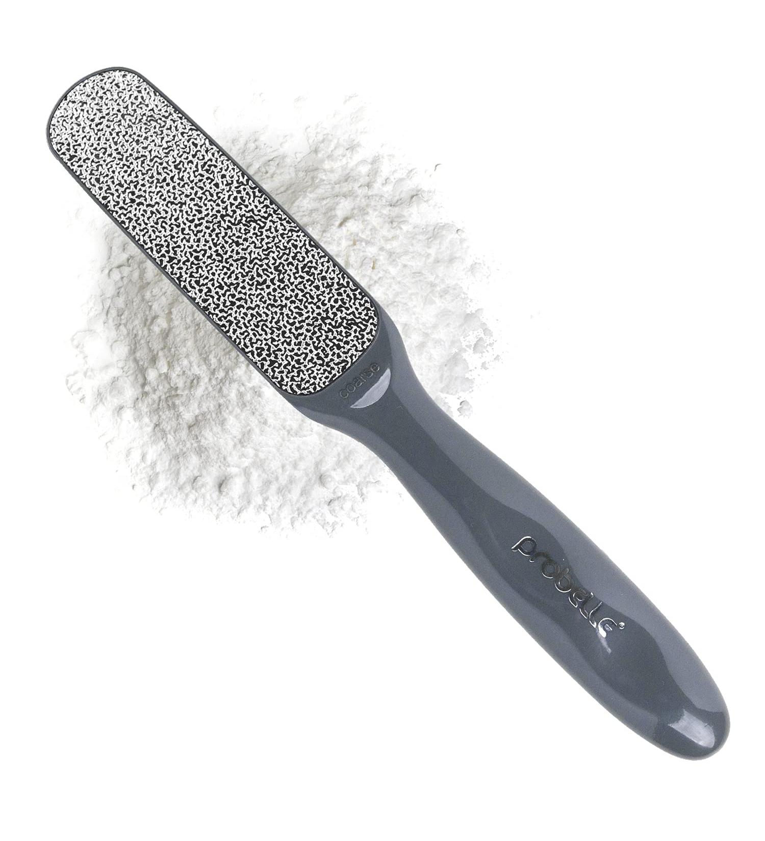 Probelle Double Sided Multidirectional Nickel Foot File Callus Remover - Instantly Reduce Calluses and Corns to Powder, Safe Tool (Dark Grey) - Buy Online on SooperMarket.com