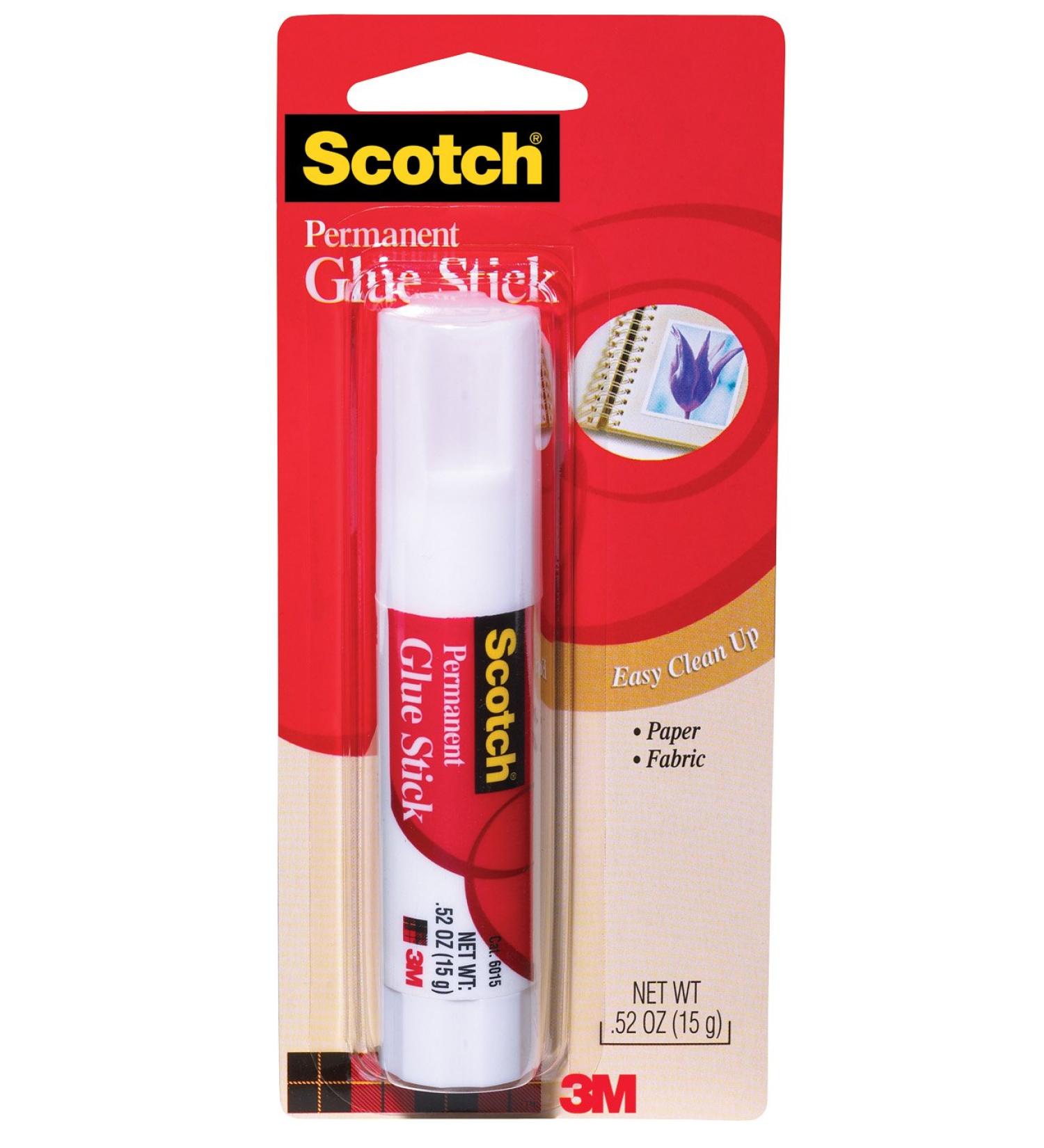 Scotch Glue Stick  .52 oz  Acid Free and Non-Toxic (6015) - Buy Online on SooperMarket.com