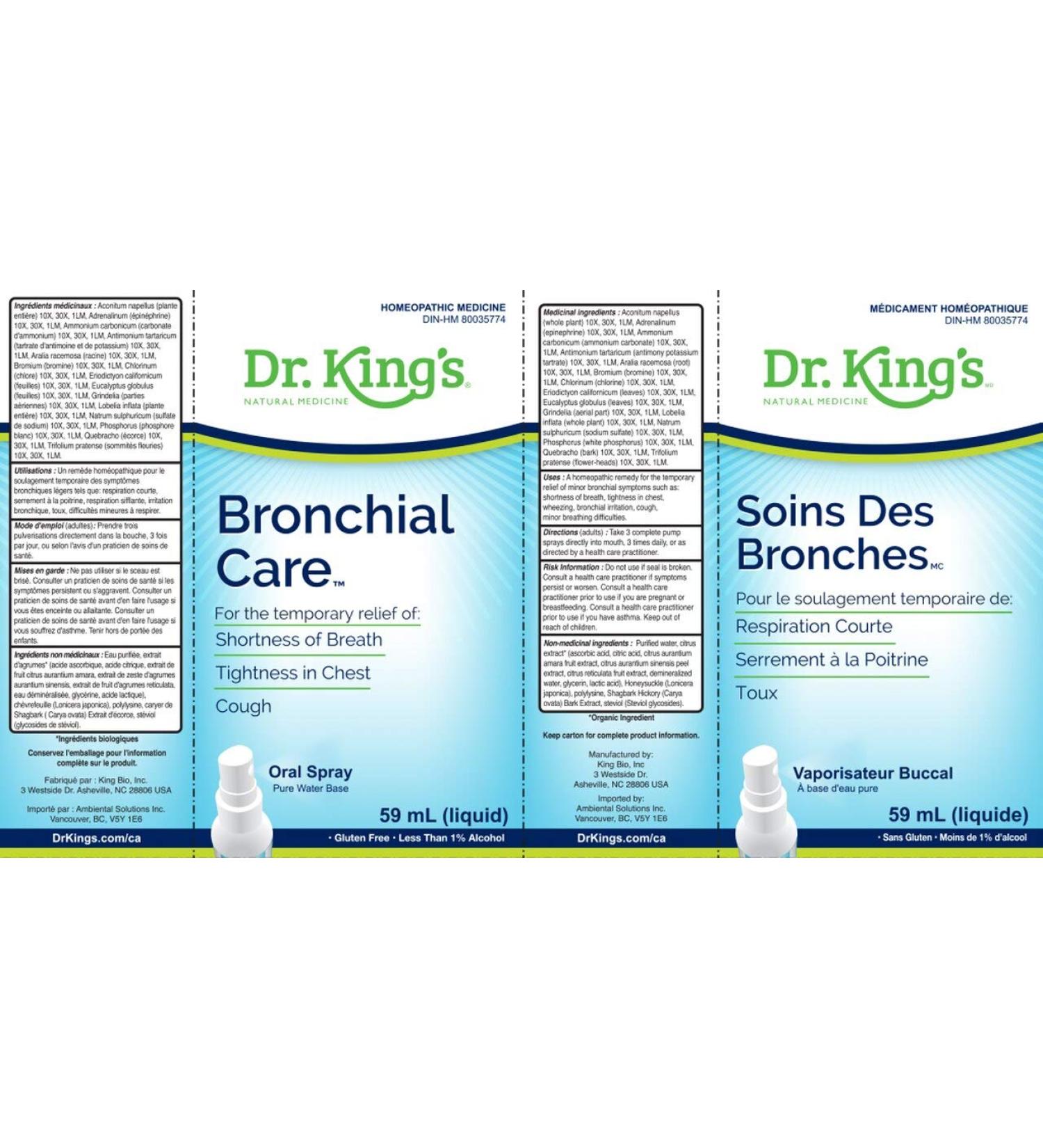 Dr King's Lungs & Bronchial Relief 2 fl oz (59 ml)