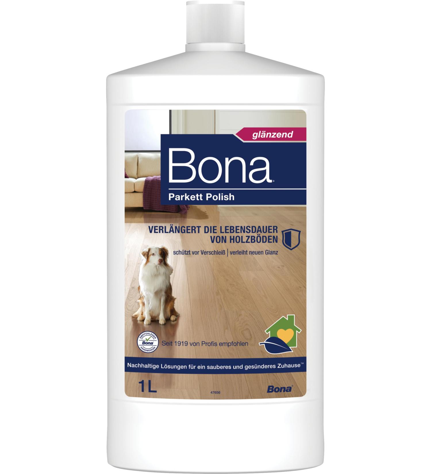 Buy Bona Parquet Oil Polish & Cleaner | Glossy Finish for Painted Wood Floors | 1L Parquet Care & Sealing Solutions - Buy Online on SooperMarket.com