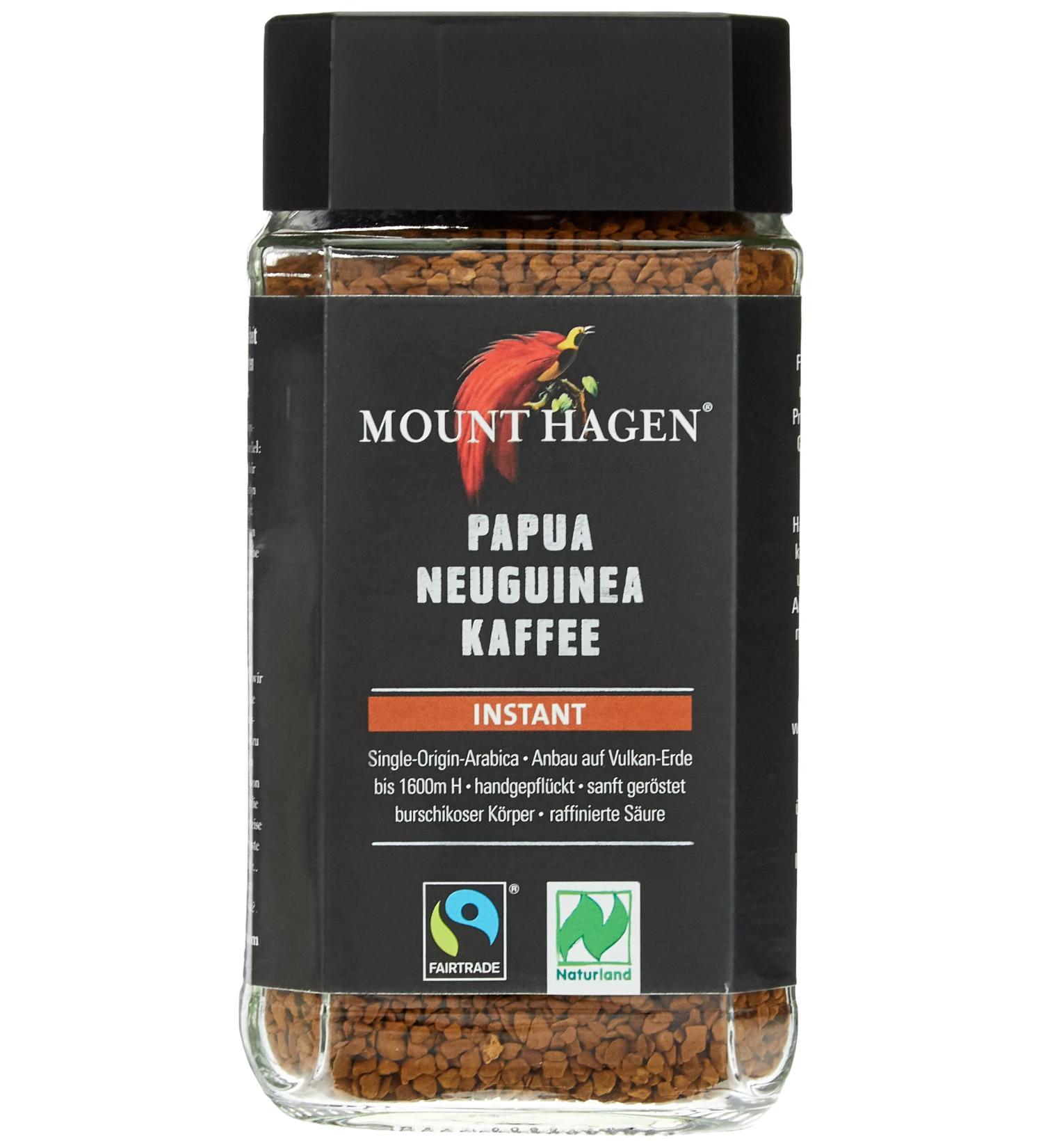 Buy Mount Hagen Soluble Coffee 100g - Premium Organic Instant Coffee | Fast International Shipping - Buy Online on SooperMarket.com