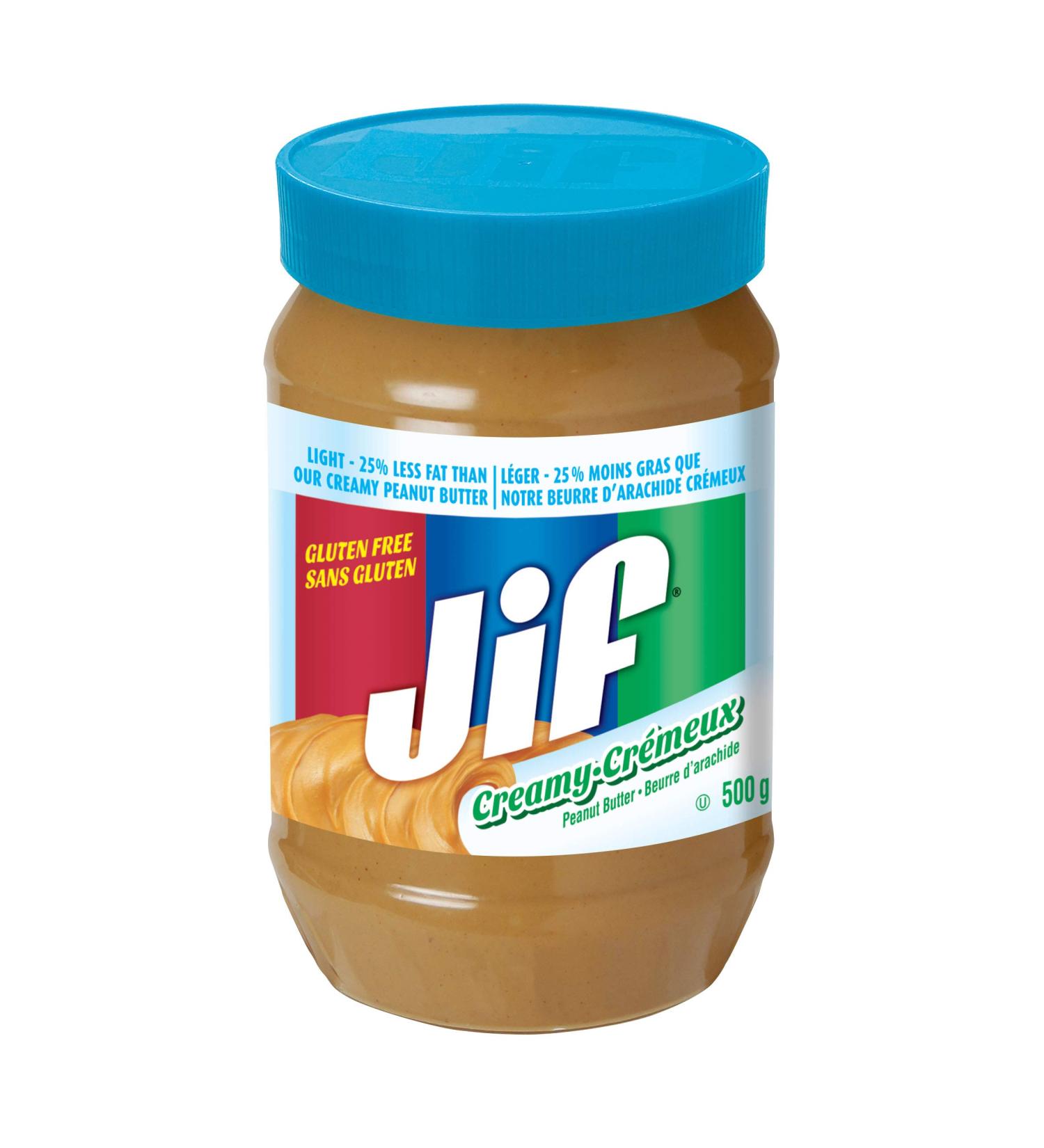 Jif Light Creamy Peanut Butter Smooth & Creamy Texture No Stir 500g Jars (Pack of 12) Light Creamy 1 g (Pack of 12) - Buy Online on SooperMarket.com