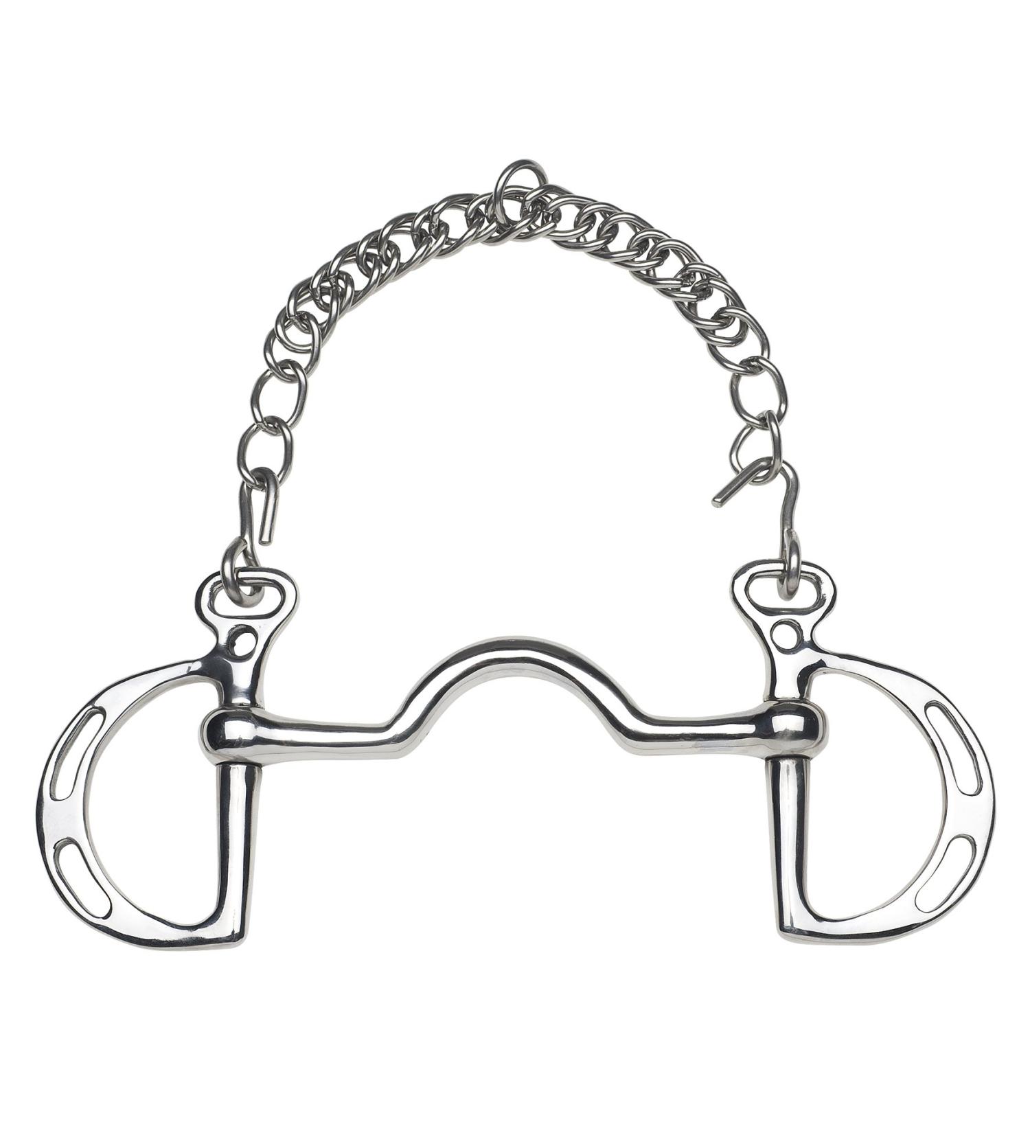 FEELING jumping bit with slots width 12.5 cm thickness 12.7 mm rings 55 mm solid