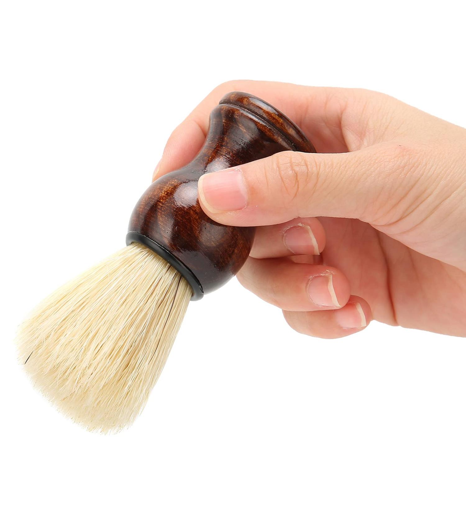 Premium Soft Hair Shaving Brush for Men | Wooden Handle | Ideal for Salon & Travel | Eco-Friendly Wet Shaving Tool - Buy Online on SooperMarket.com