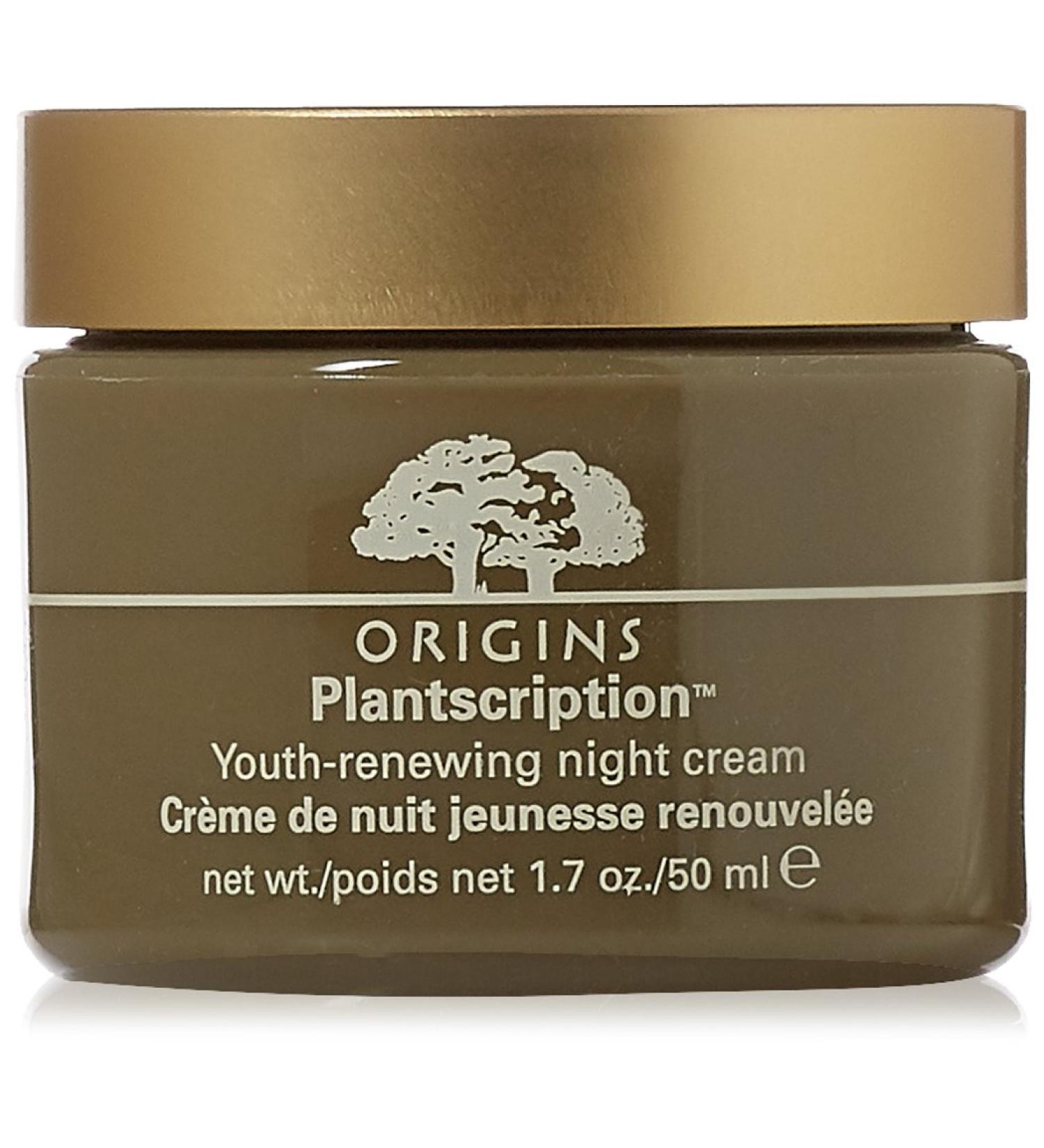 Origins Plantscription Youth-Renewing Power Night Cream 50ml - Revitalize Skin Anti-Aging Formula | Shop Internationally - Buy Online on SooperMarket.com