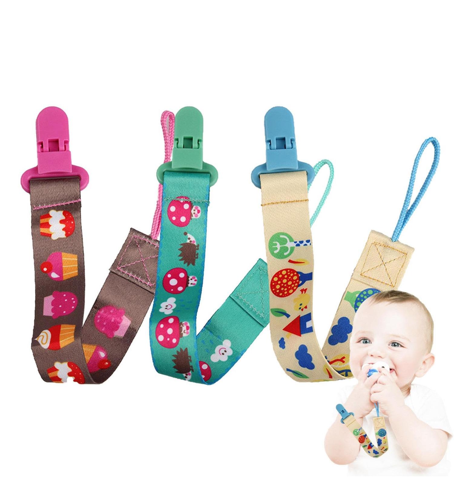 Yatlouba Pacifier Clip | Durable & Stylish Pacifier Band for Babies Boys & Girls | Keeps Pacifiers in Place - Buy Online on SooperMarket.com