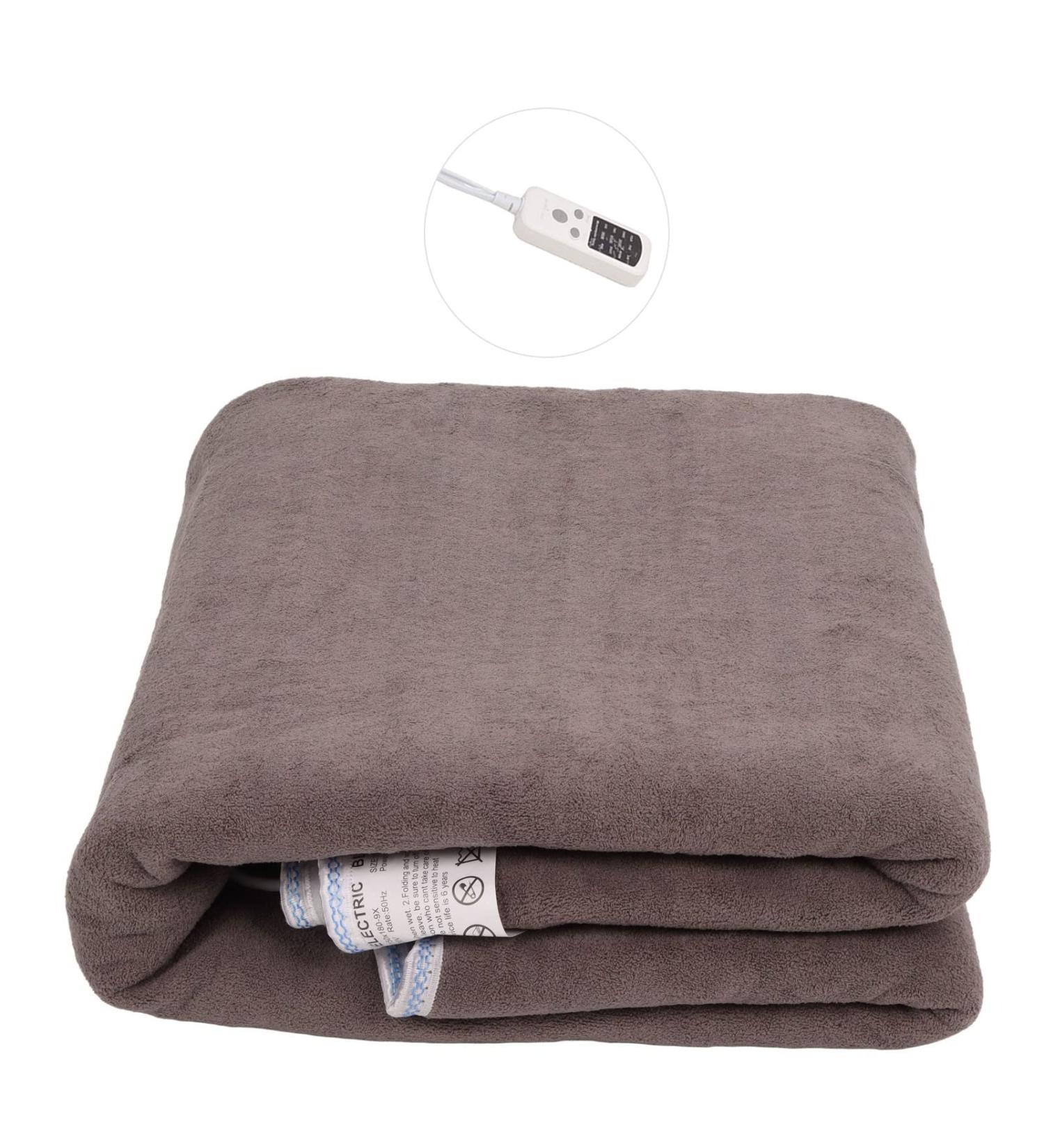 HEEPDD Electric Blanket - 5.9x4.9 FT 9 Heating Levels Smart Bedding | EU Plug 220V - Cozy Comfort for Home & Dorm - Buy Online on SooperMarket.com