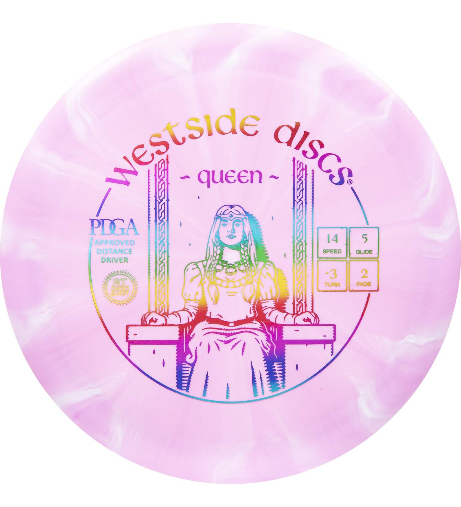 Westside Discs Origio Burst Queen 170g Pink Driver | Easy-to-Throw Frisbee Golf Disc for Maximum Distance | Ideal for Beginners - Buy Online on SooperMarket.com