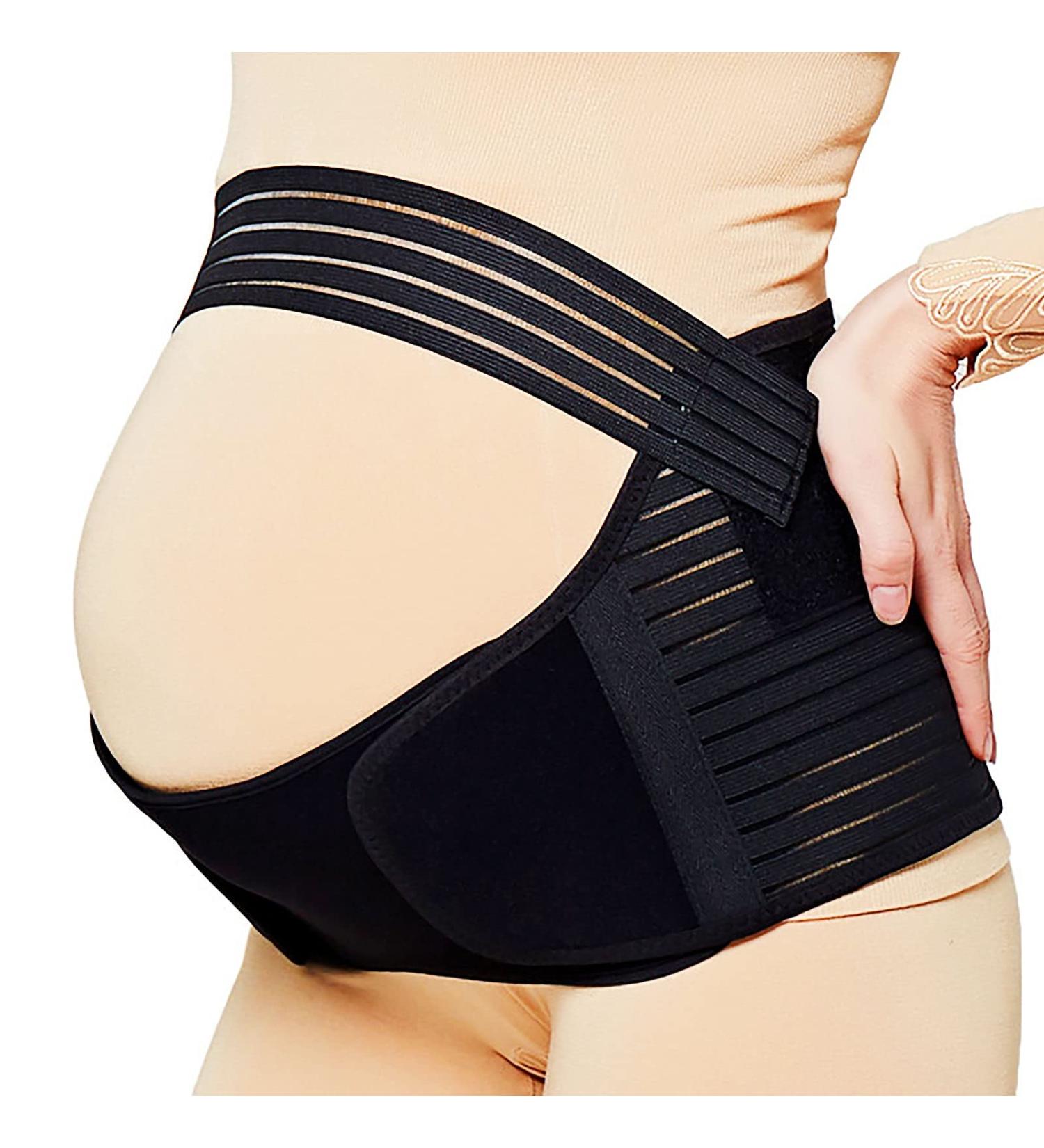 Pregnancy Support Belt Black - Maternity Belt for Birth Preparation & Back Pelvic Relief - Buy Online on SooperMarket.com