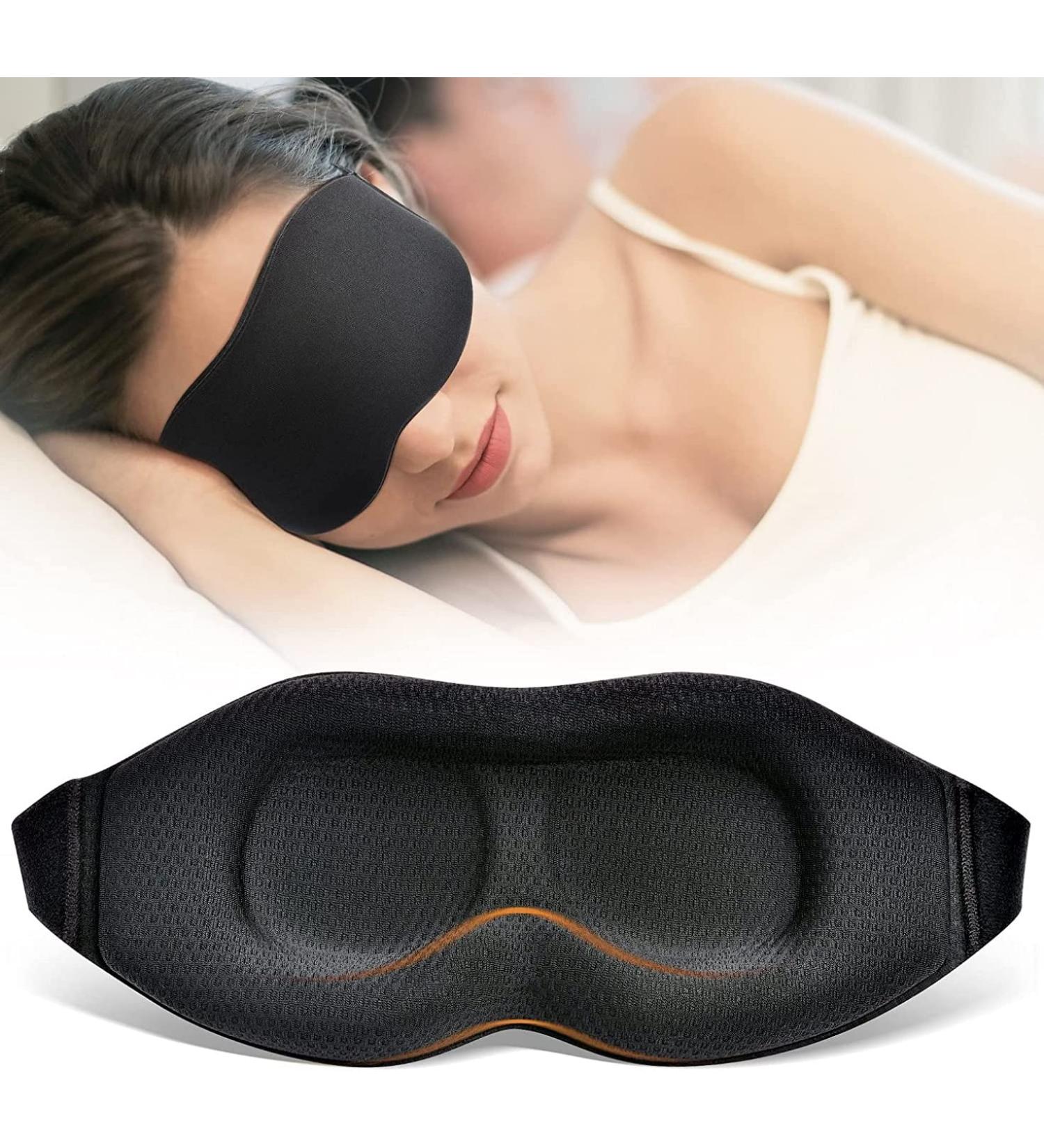 NIMOOD 3D Sleep Mask for Women and Men - Adjustable Strap, 100% Light Blocking, Breathable Blindfold for Side Sleepers - Buy Online on SooperMarket.com